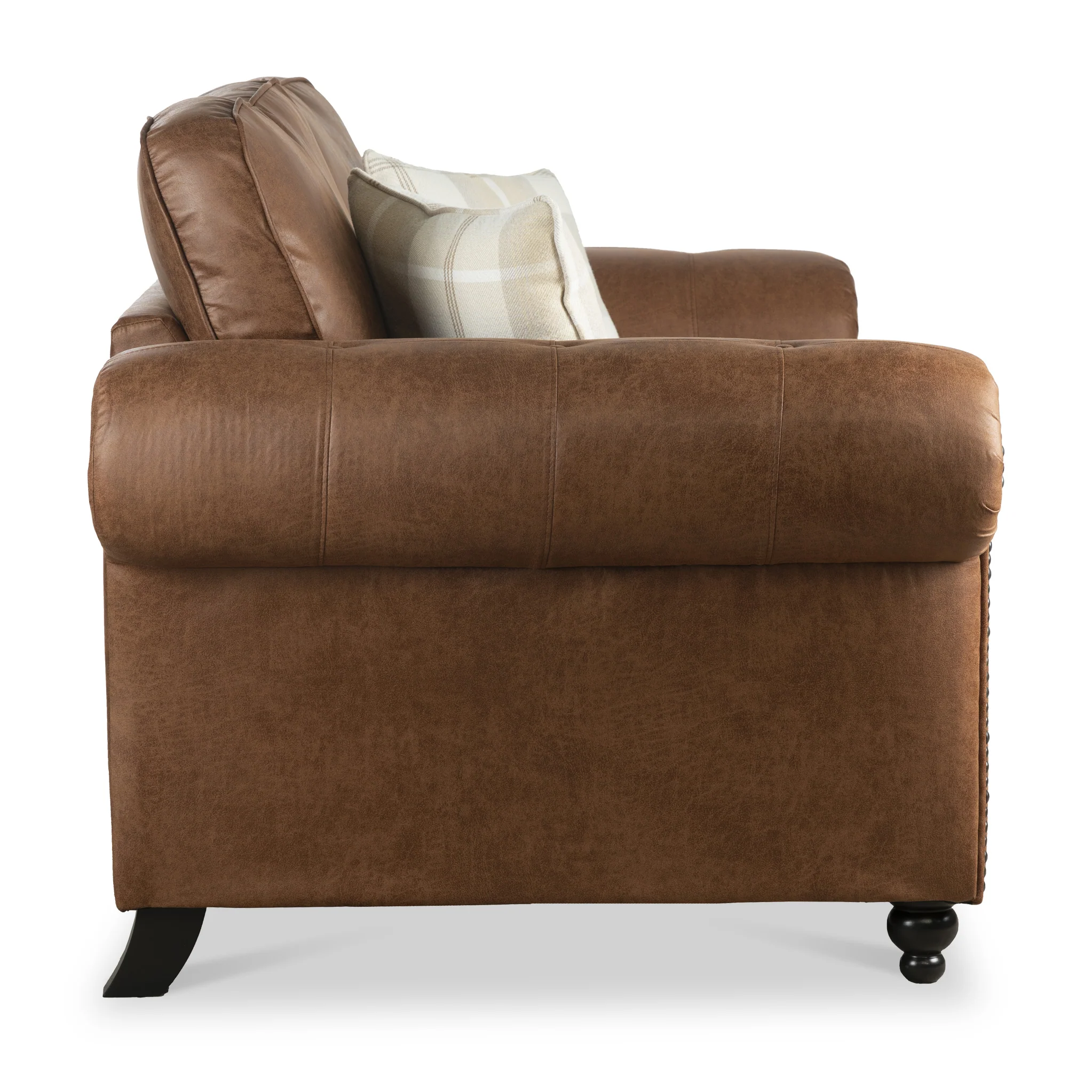 Edward Faux Leather 2 Seater Sofa - Image 7