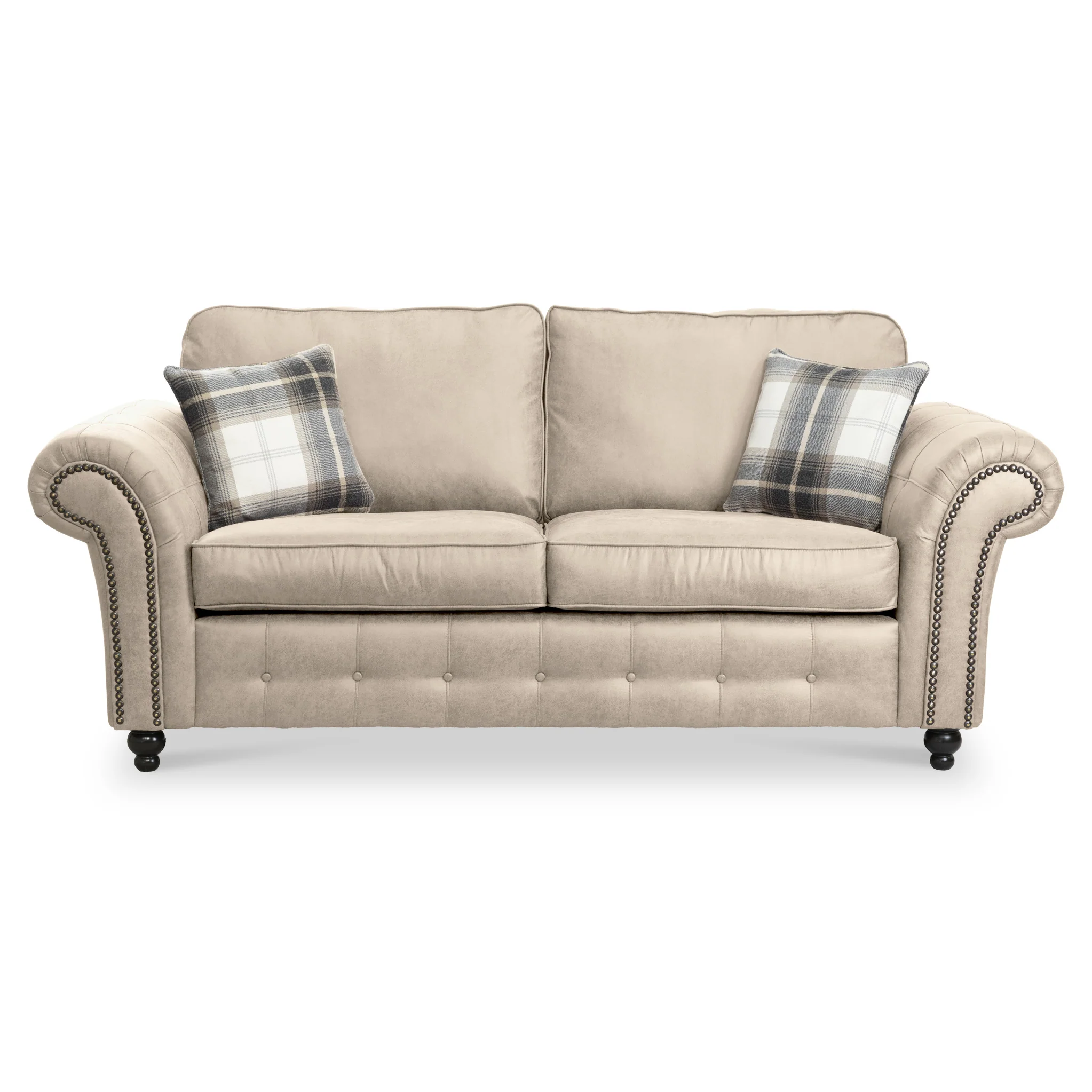 Edward Faux Leather 3 Seater Sofa - Image 10