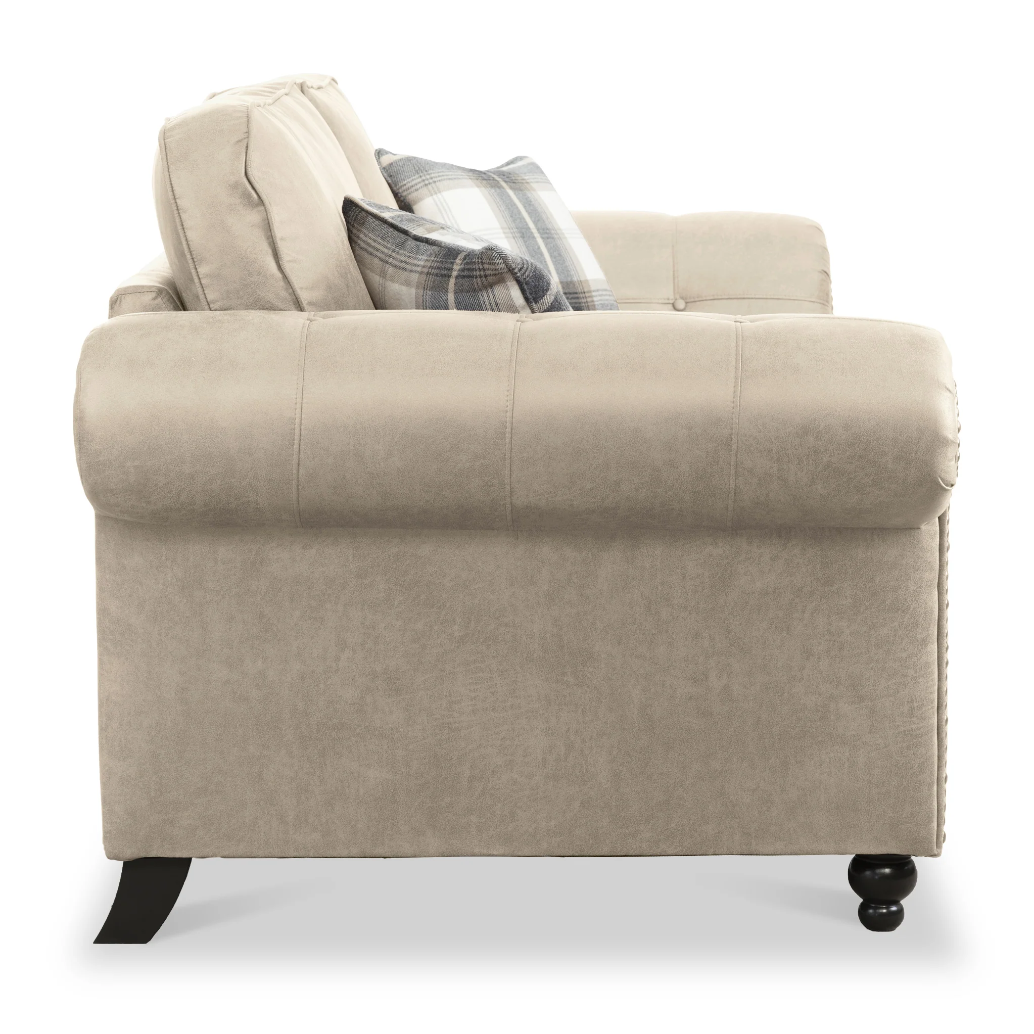 Edward Faux Leather 3 Seater Sofa - Image 13