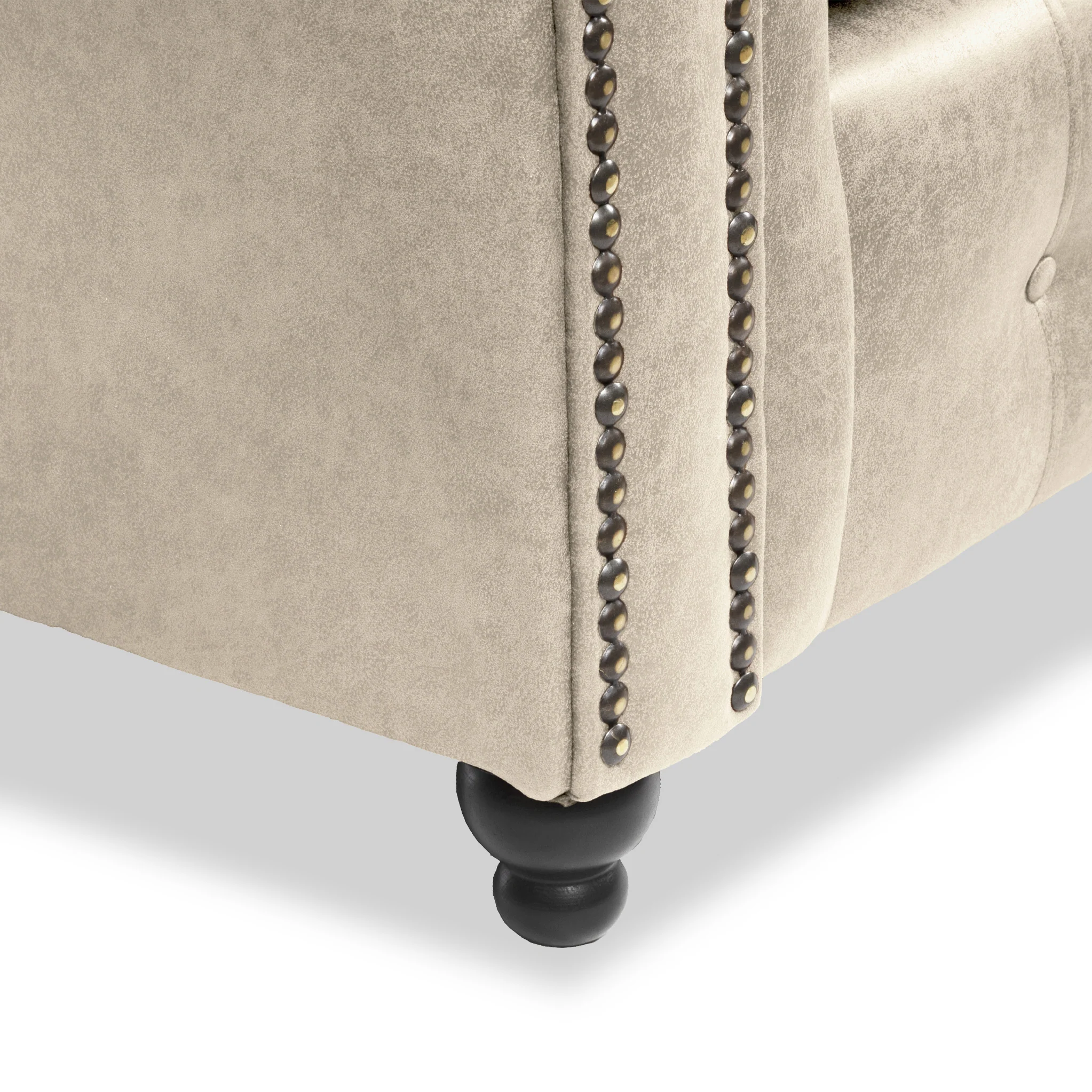 Edward Faux Leather 3 Seater Sofa - Image 16