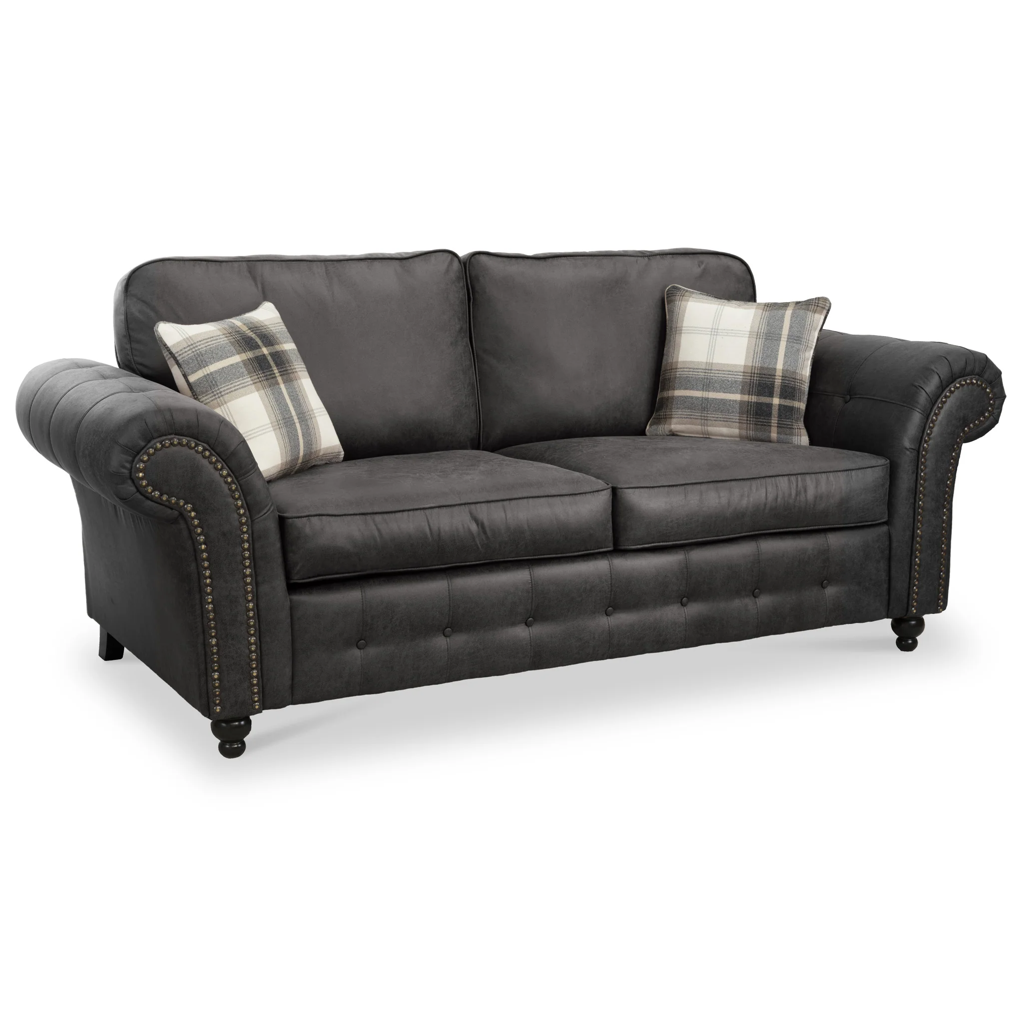 Edward Faux Leather 3 Seater Sofa - Image 19