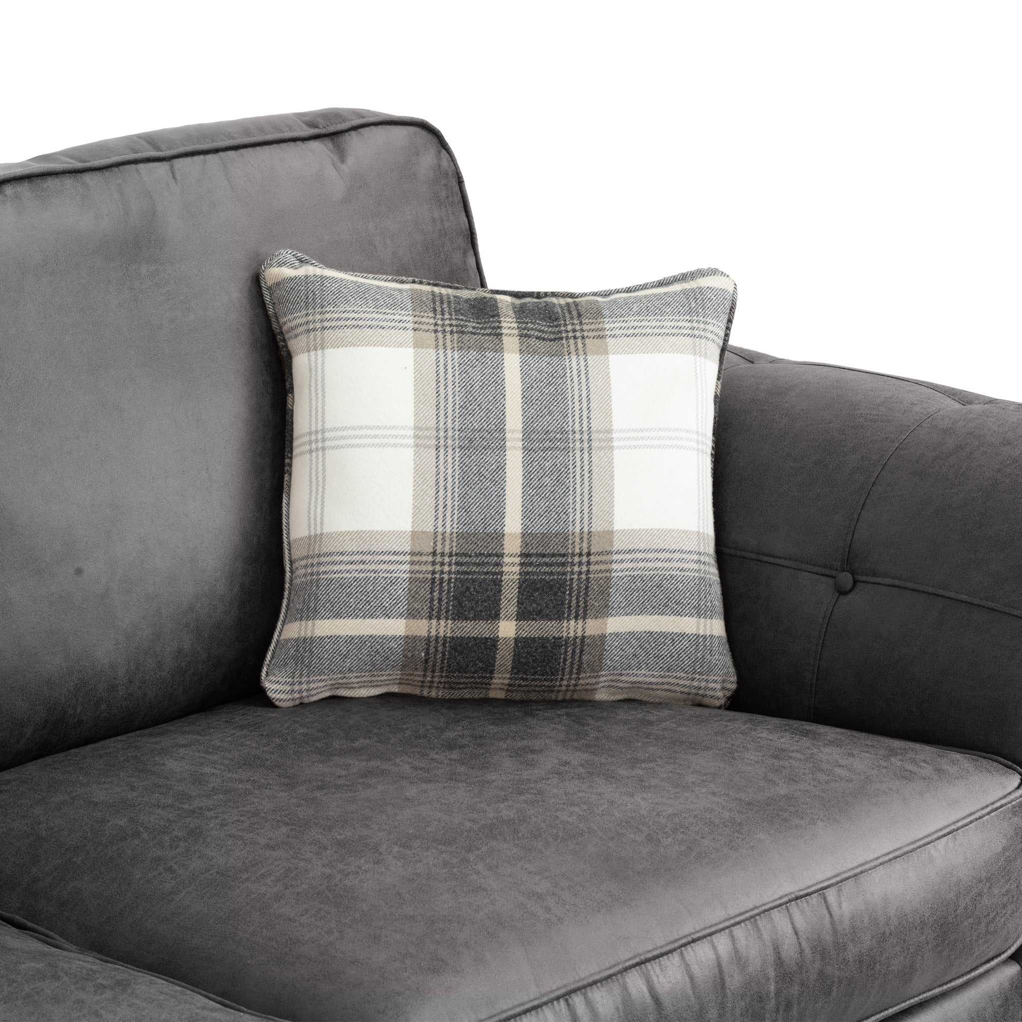 Edward Faux Leather 3 Seater Sofa - Image 23