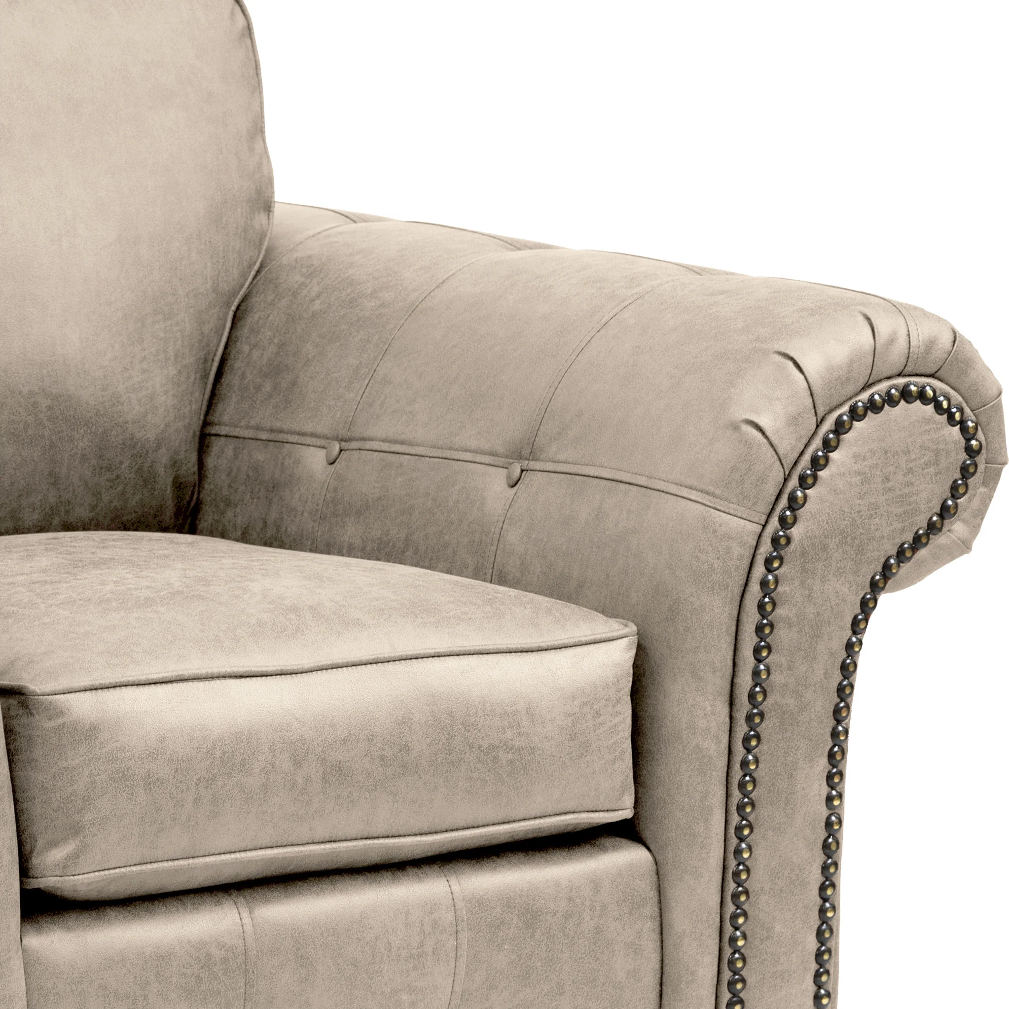 Edward Faux Leather Armchair - Image 12