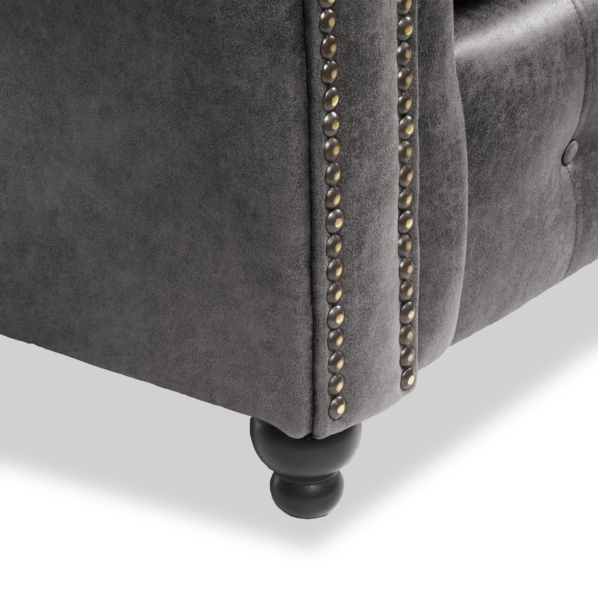 Edward Faux Leather Armchair - Image 23