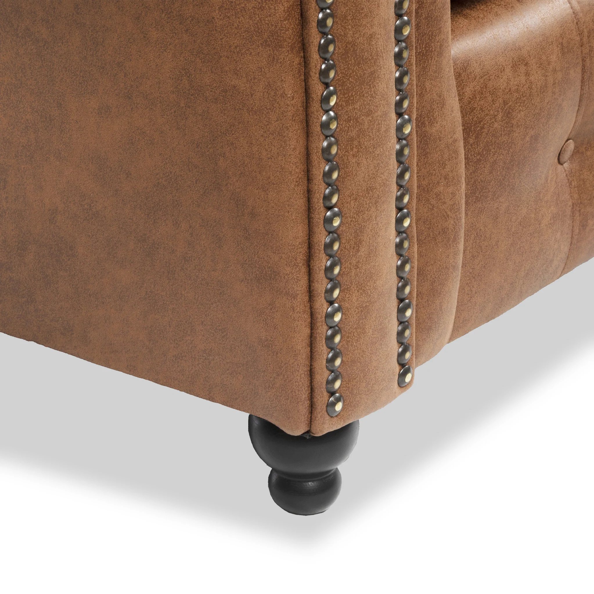 Edward Faux Leather Armchair - Image 7