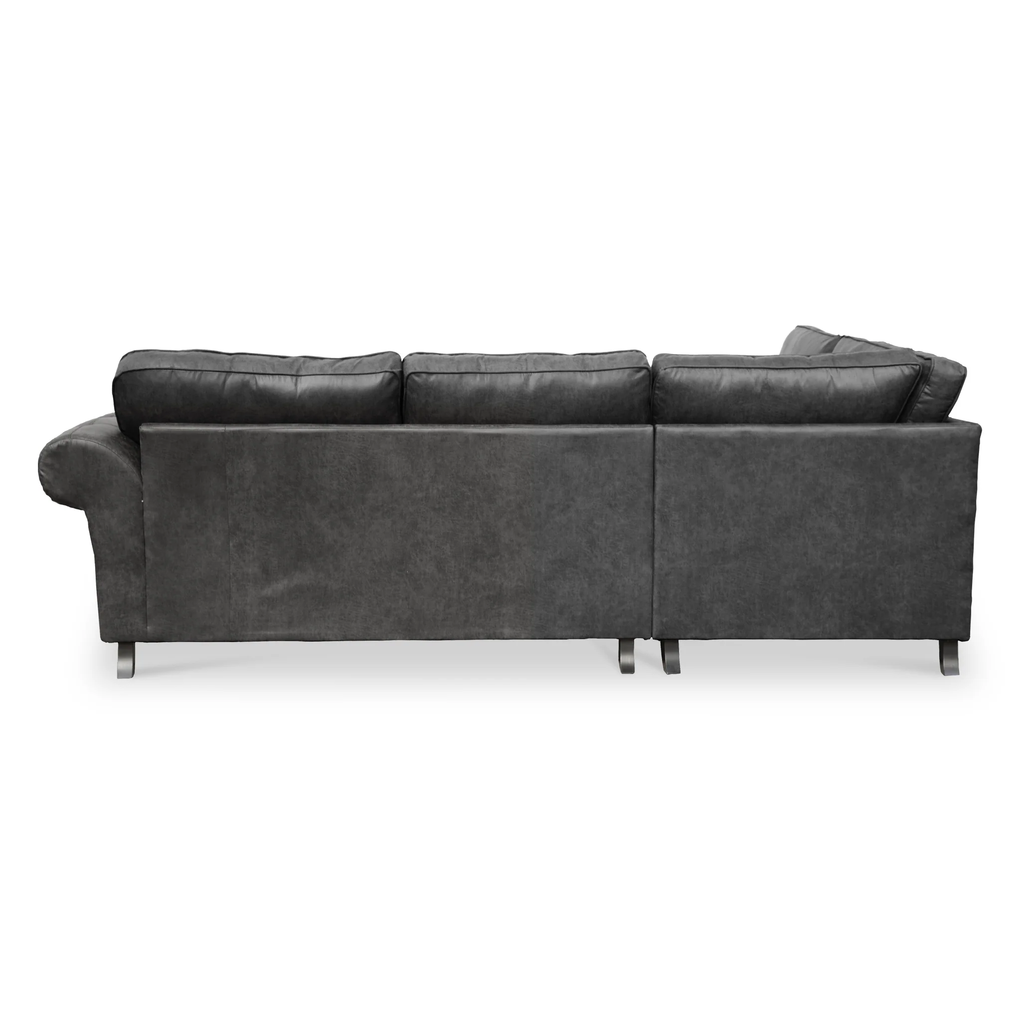 Edward Faux Leather Corner Sofa - Image 13