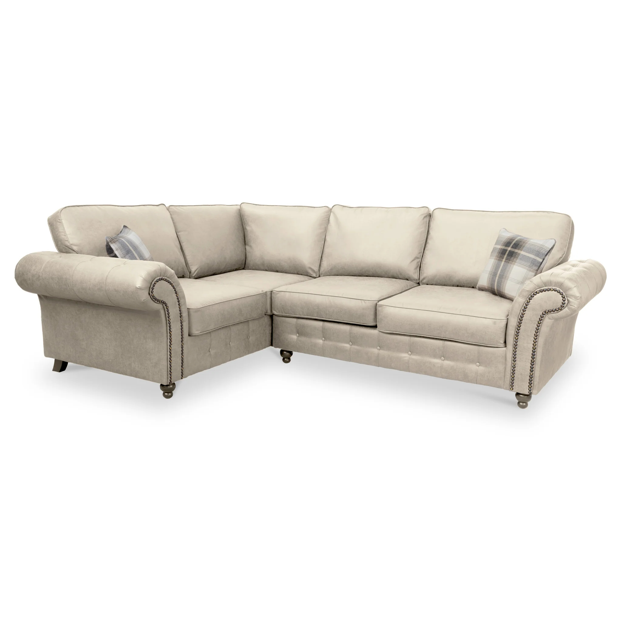 Edward Faux Leather Corner Sofa - Image 18