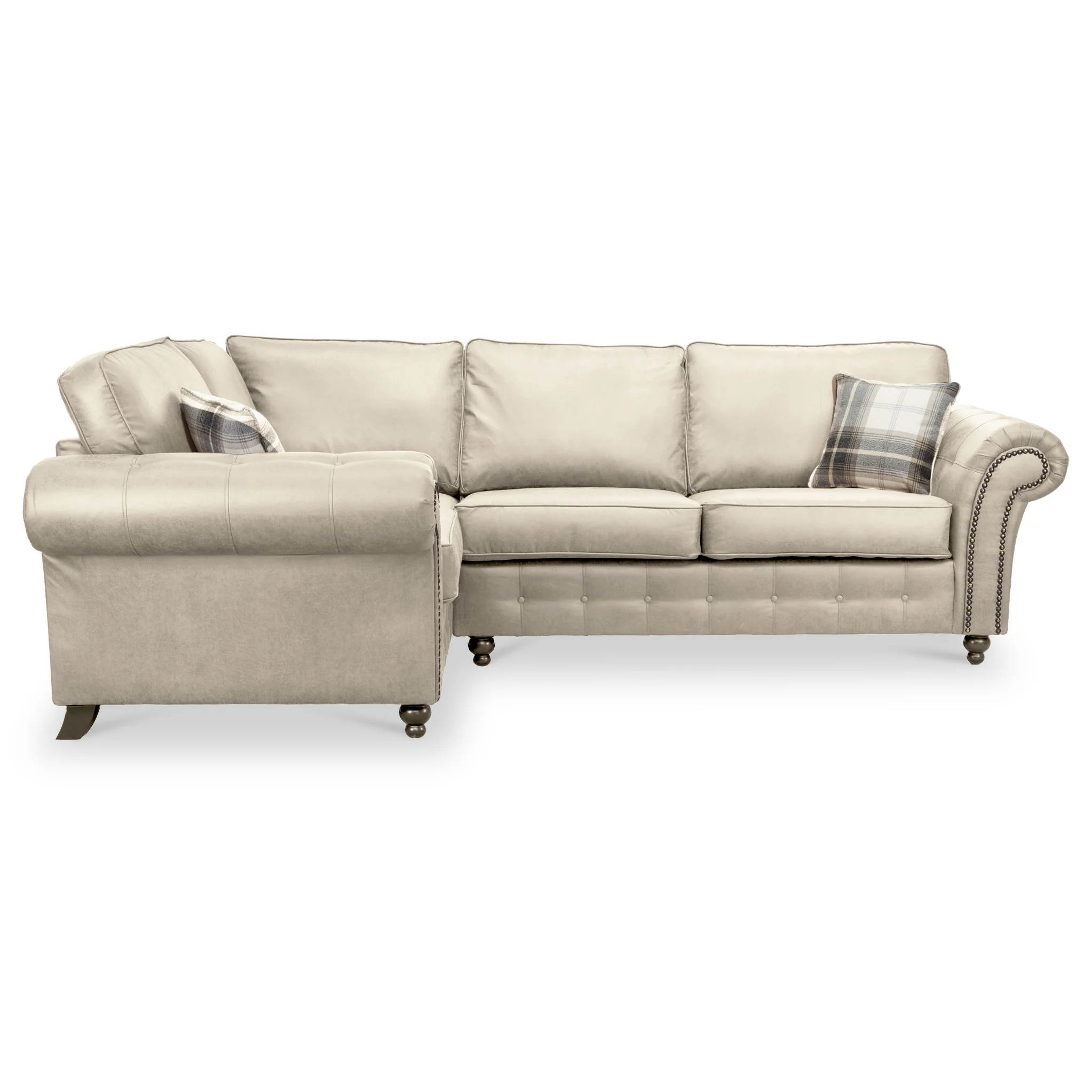 Edward Faux Leather Corner Sofa - Image 19