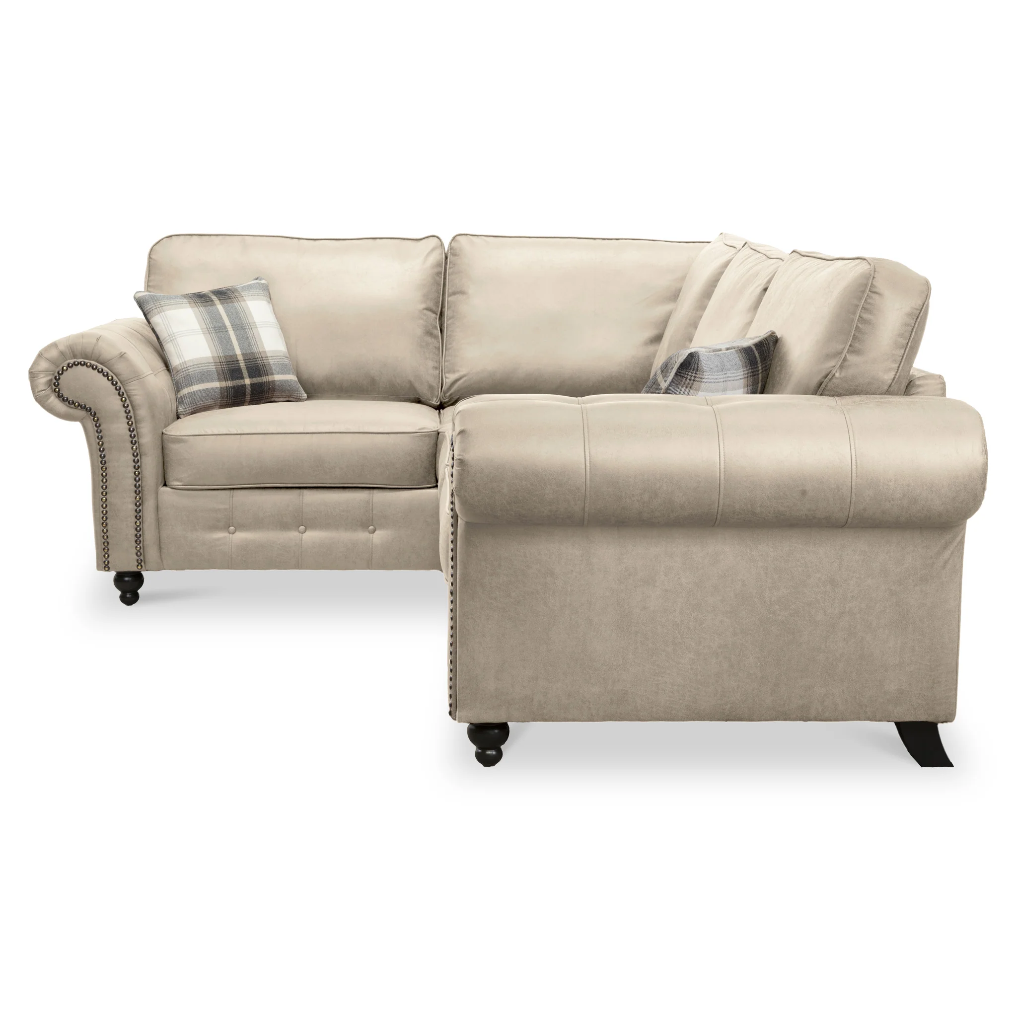 Edward Faux Leather Corner Sofa - Image 20
