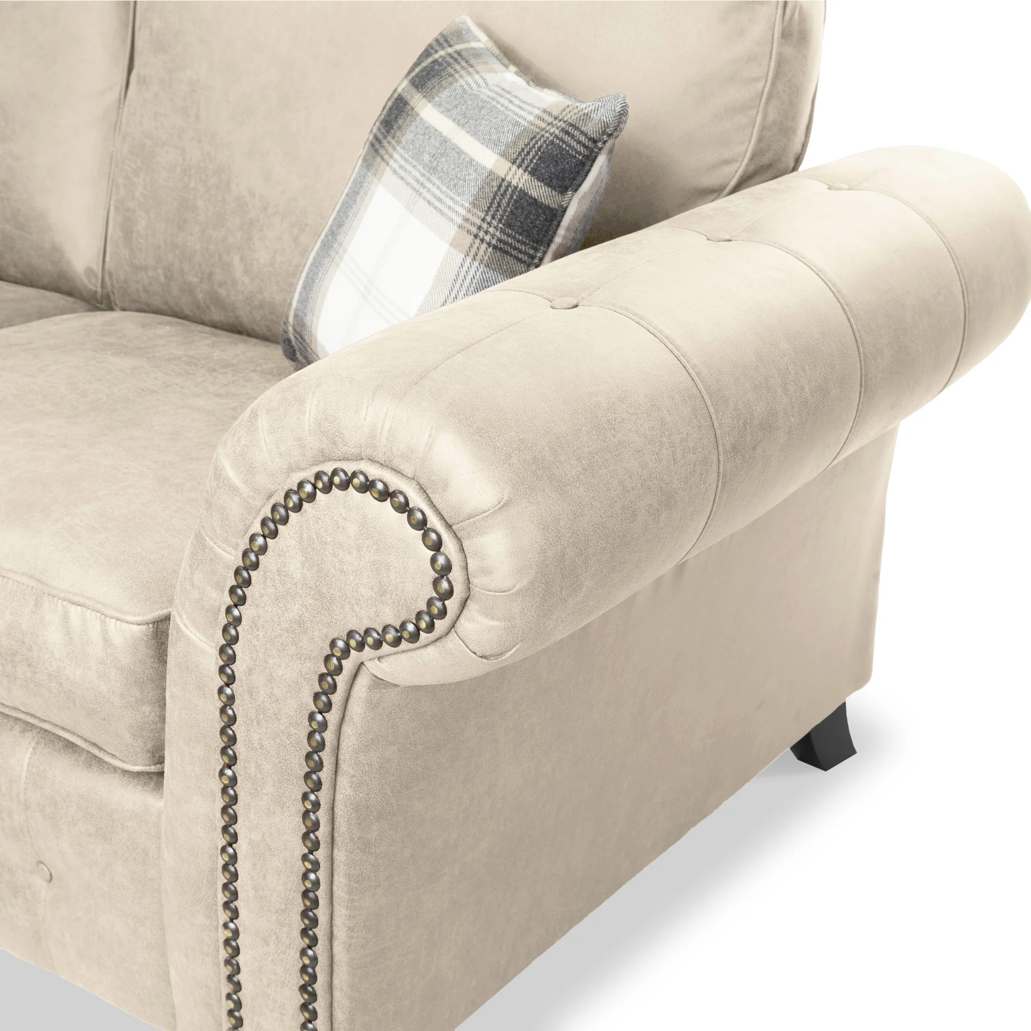 Edward Faux Leather Corner Sofa - Image 22