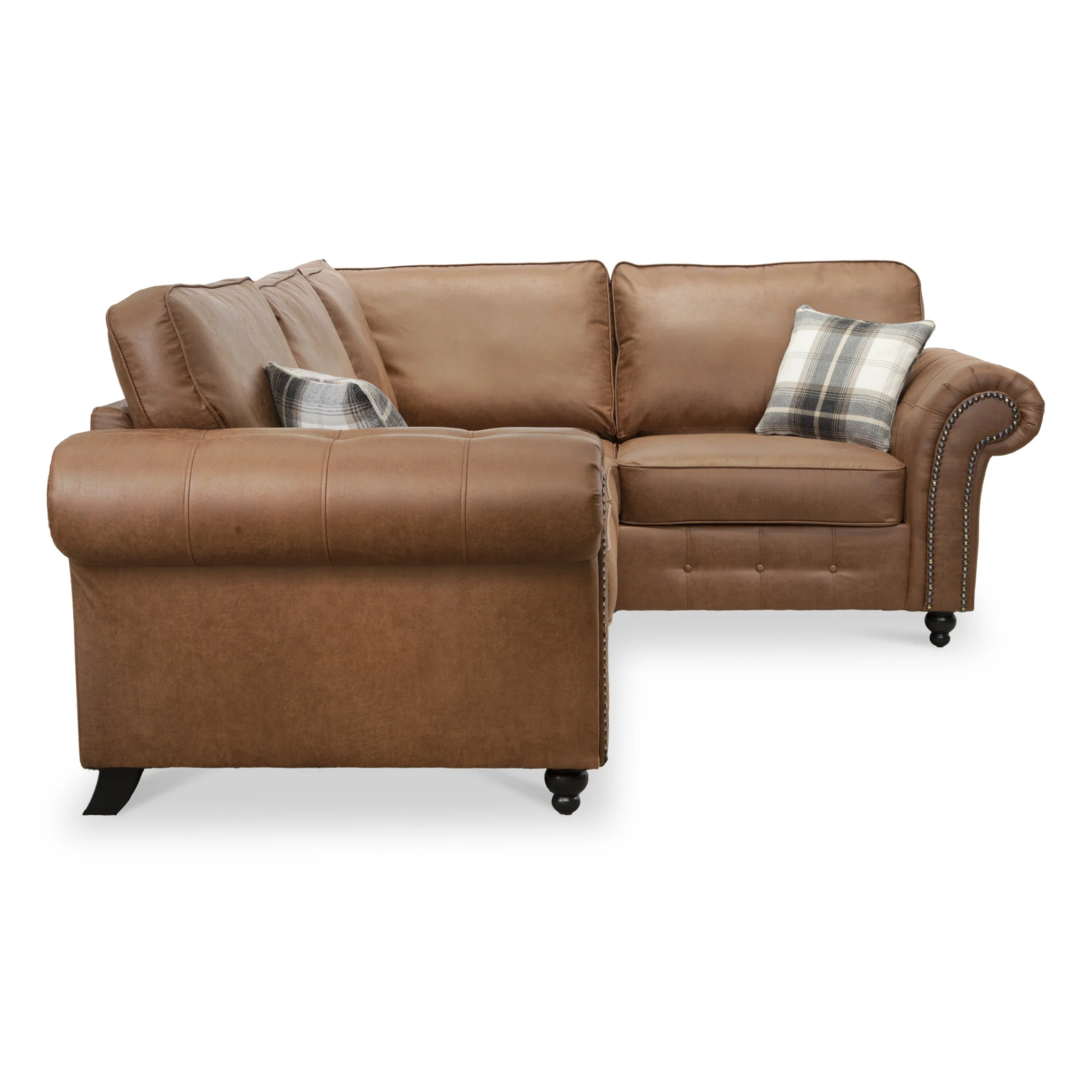 Edward Faux Leather Corner Sofa - Image 29