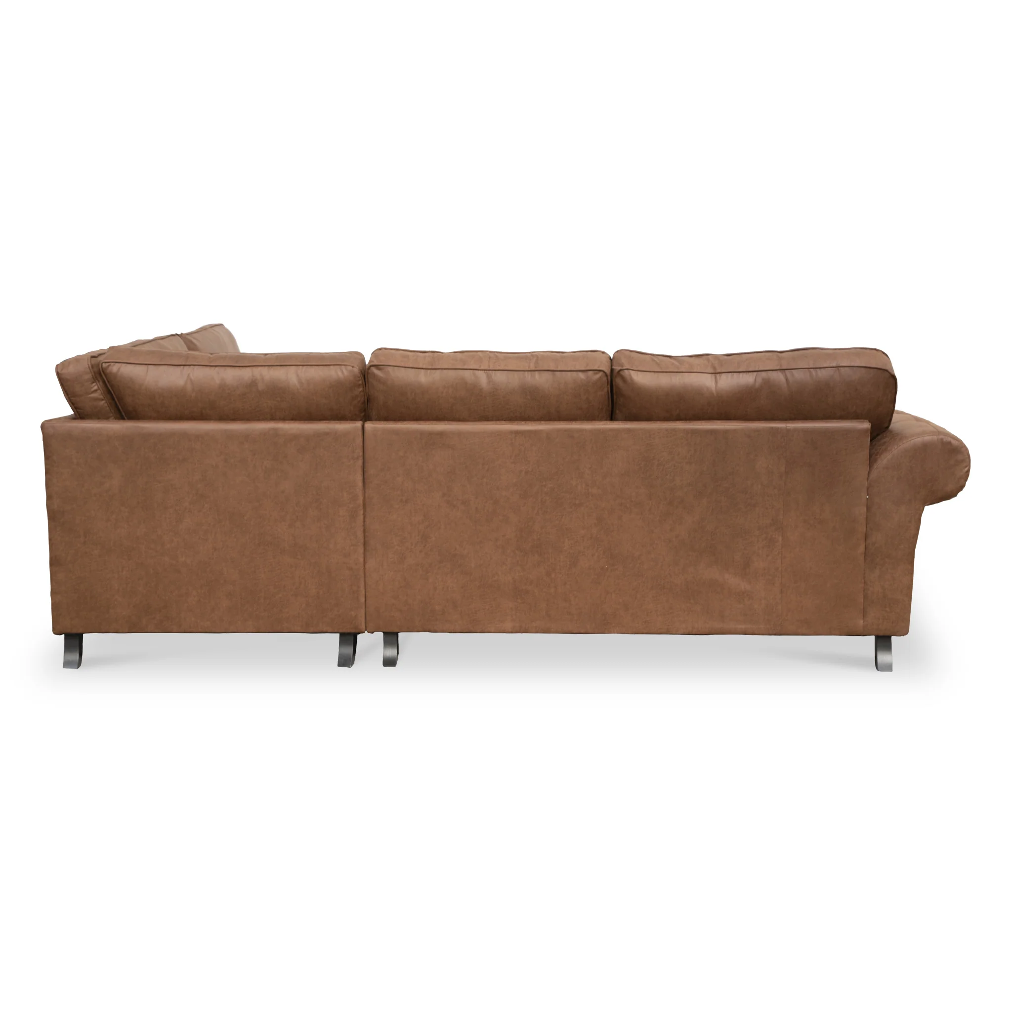 Edward Faux Leather Corner Sofa - Image 30