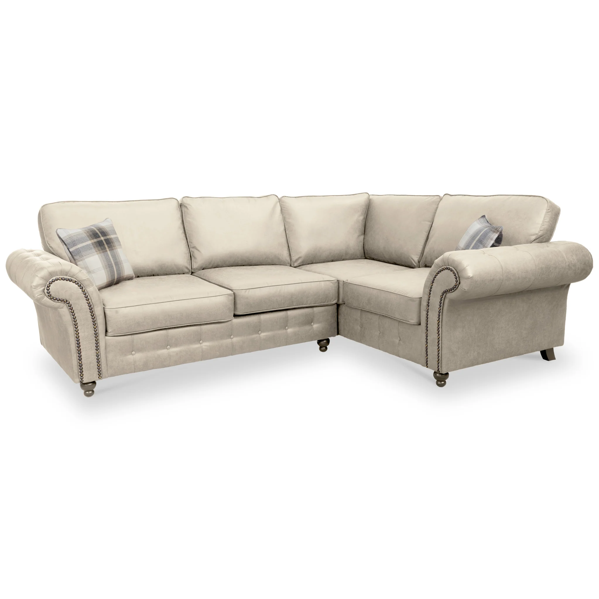 Edward Faux Leather Corner Sofa - Image 35