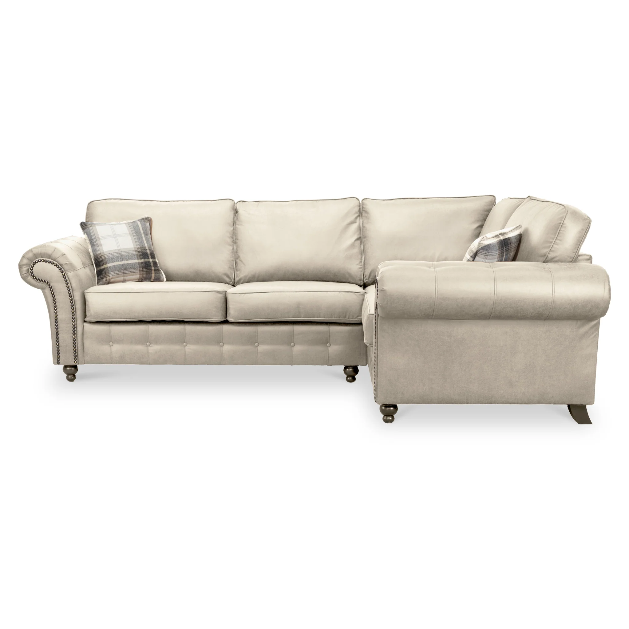 Edward Faux Leather Corner Sofa - Image 36