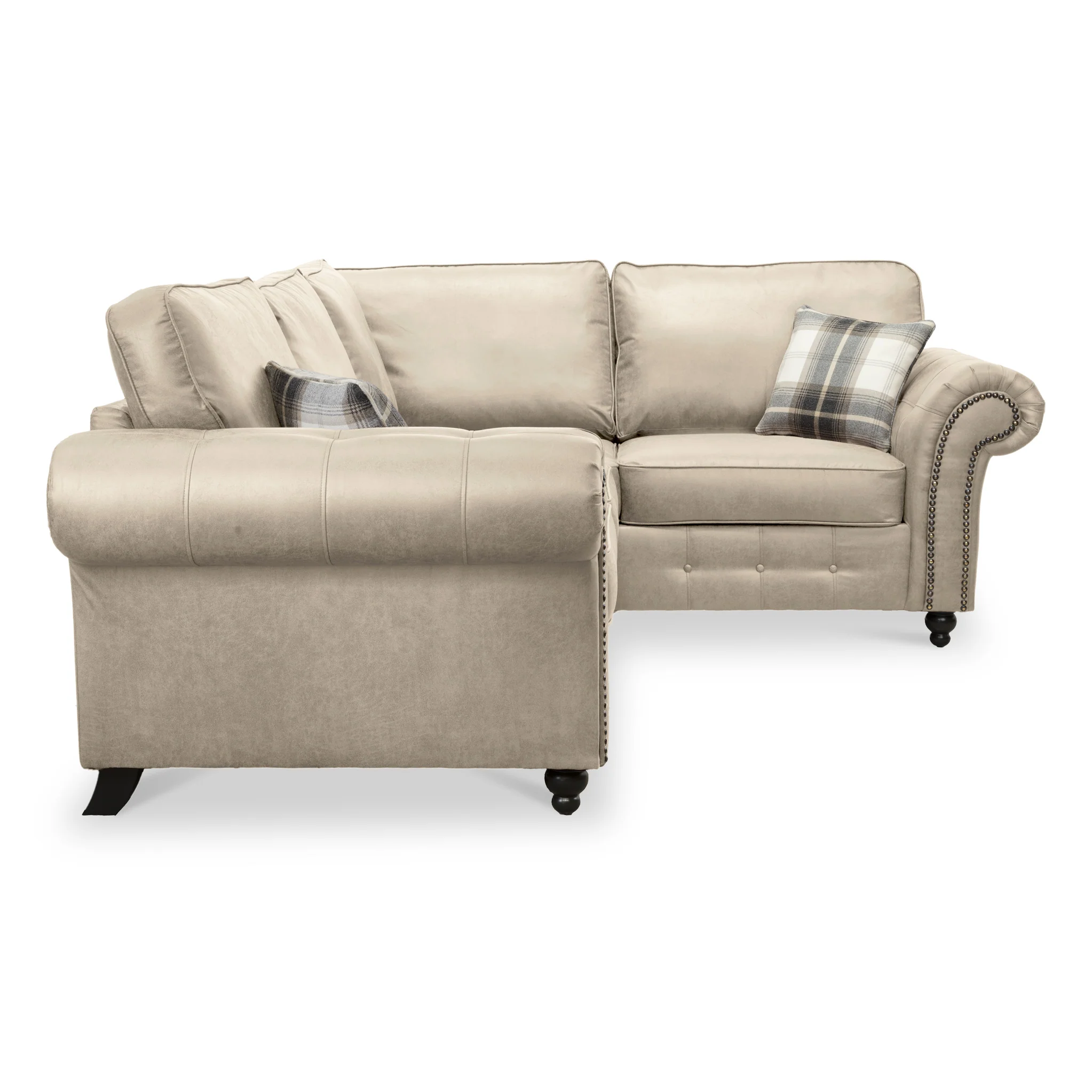 Edward Faux Leather Corner Sofa - Image 37