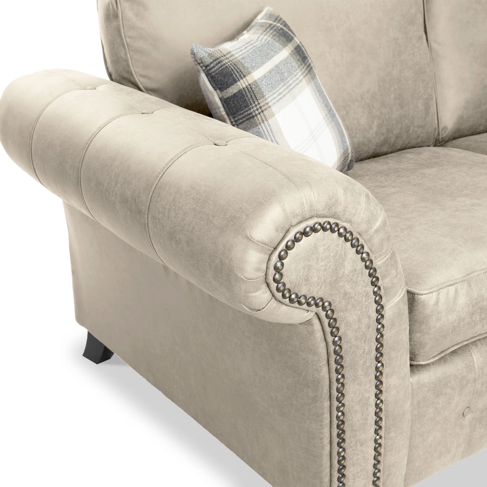 Edward Faux Leather Corner Sofa - Image 39