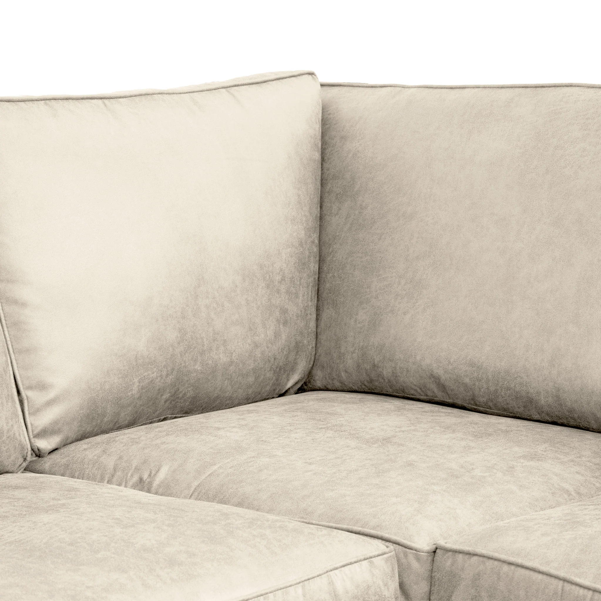 Edward Faux Leather Corner Sofa - Image 40