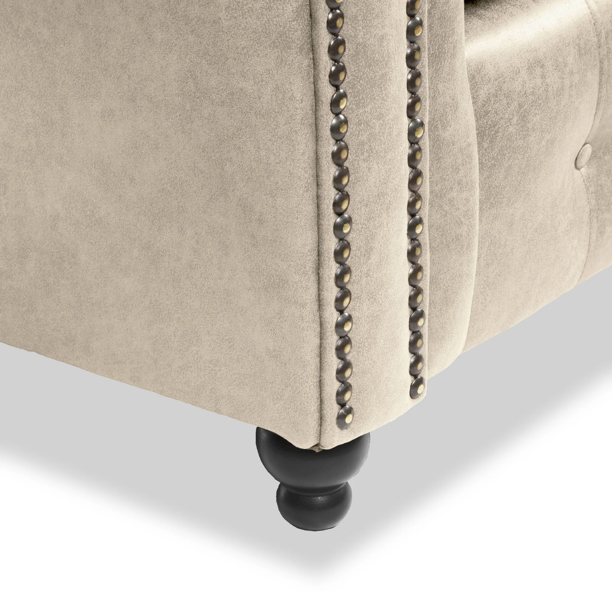 Edward Faux Leather Corner Sofa - Image 41