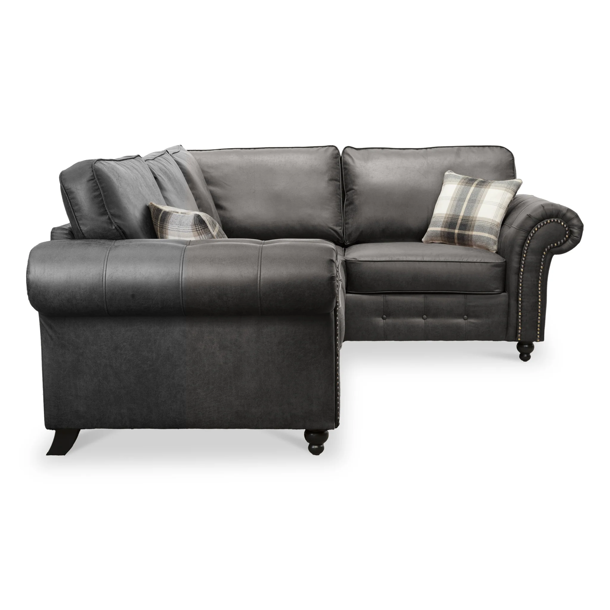Edward Faux Leather Corner Sofa - Image 45