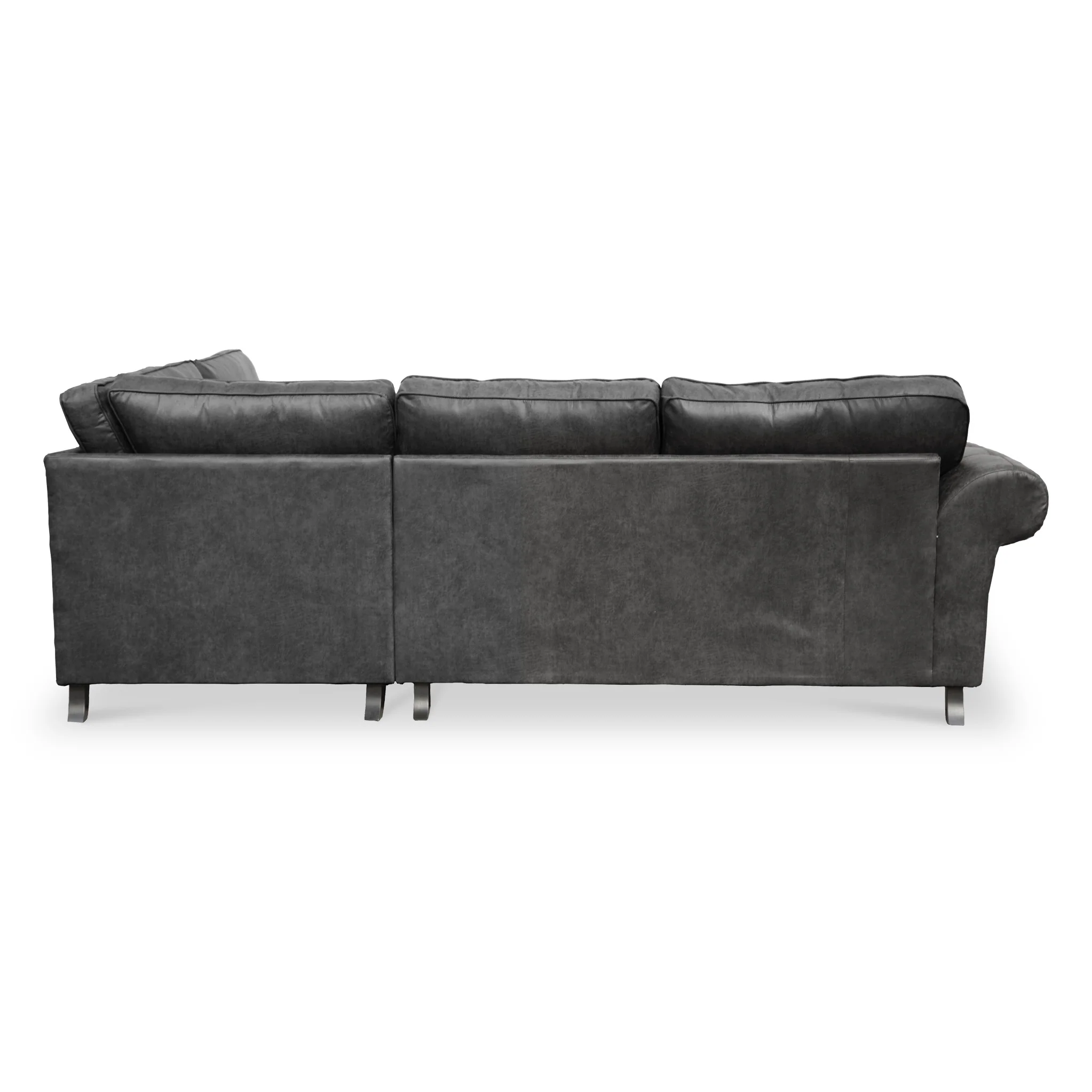 Edward Faux Leather Corner Sofa - Image 46