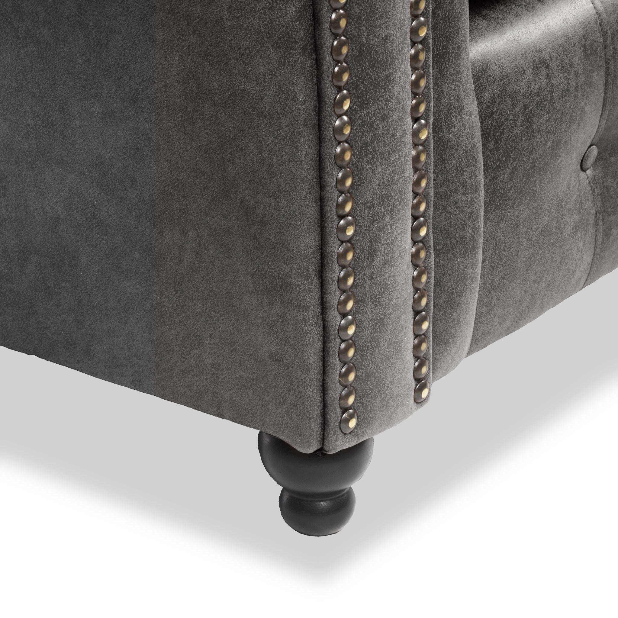 Edward Faux Leather Corner Sofa - Image 49