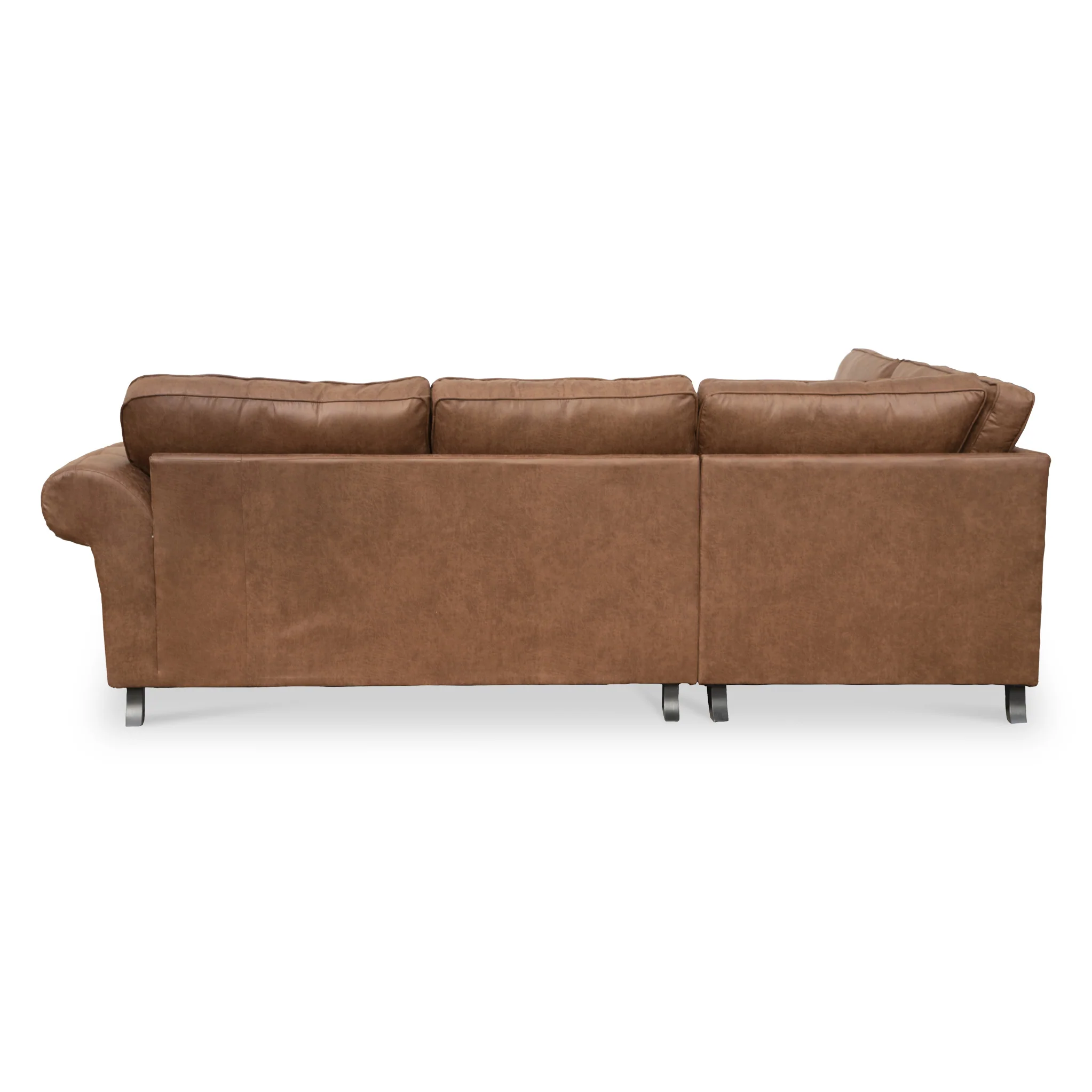Edward Faux Leather Corner Sofa - Image 6