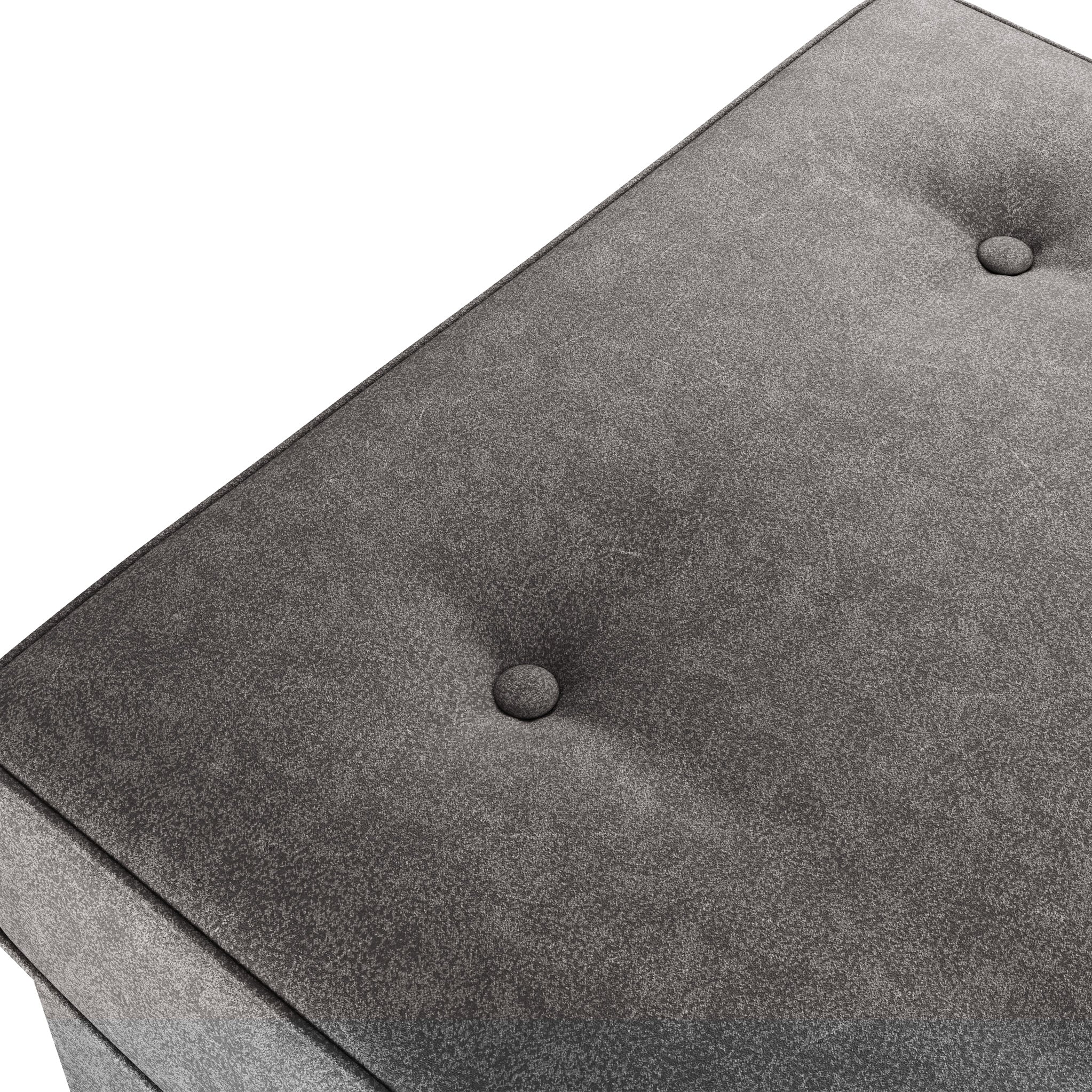 Edward Faux Leather Footstool - Image 11
