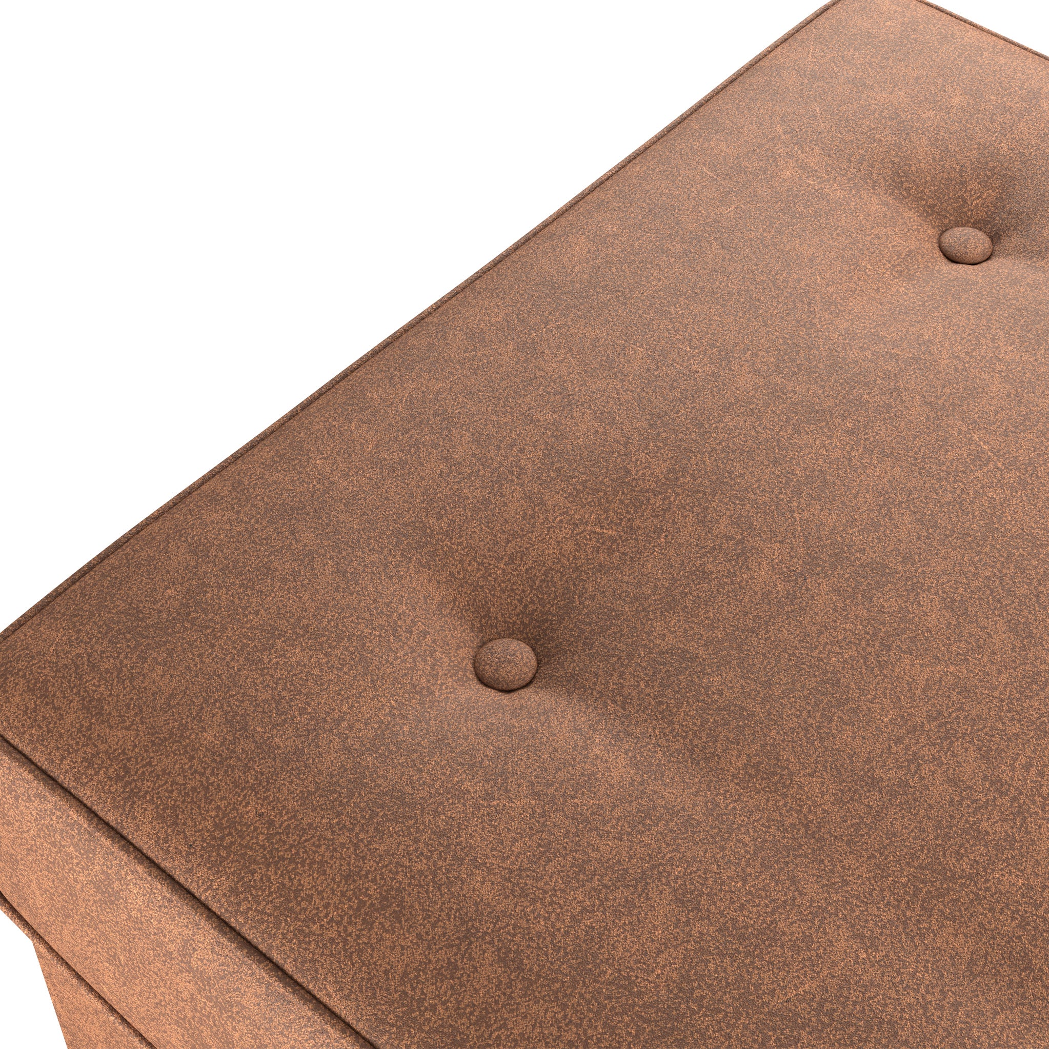 Edward Faux Leather Footstool - Image 6