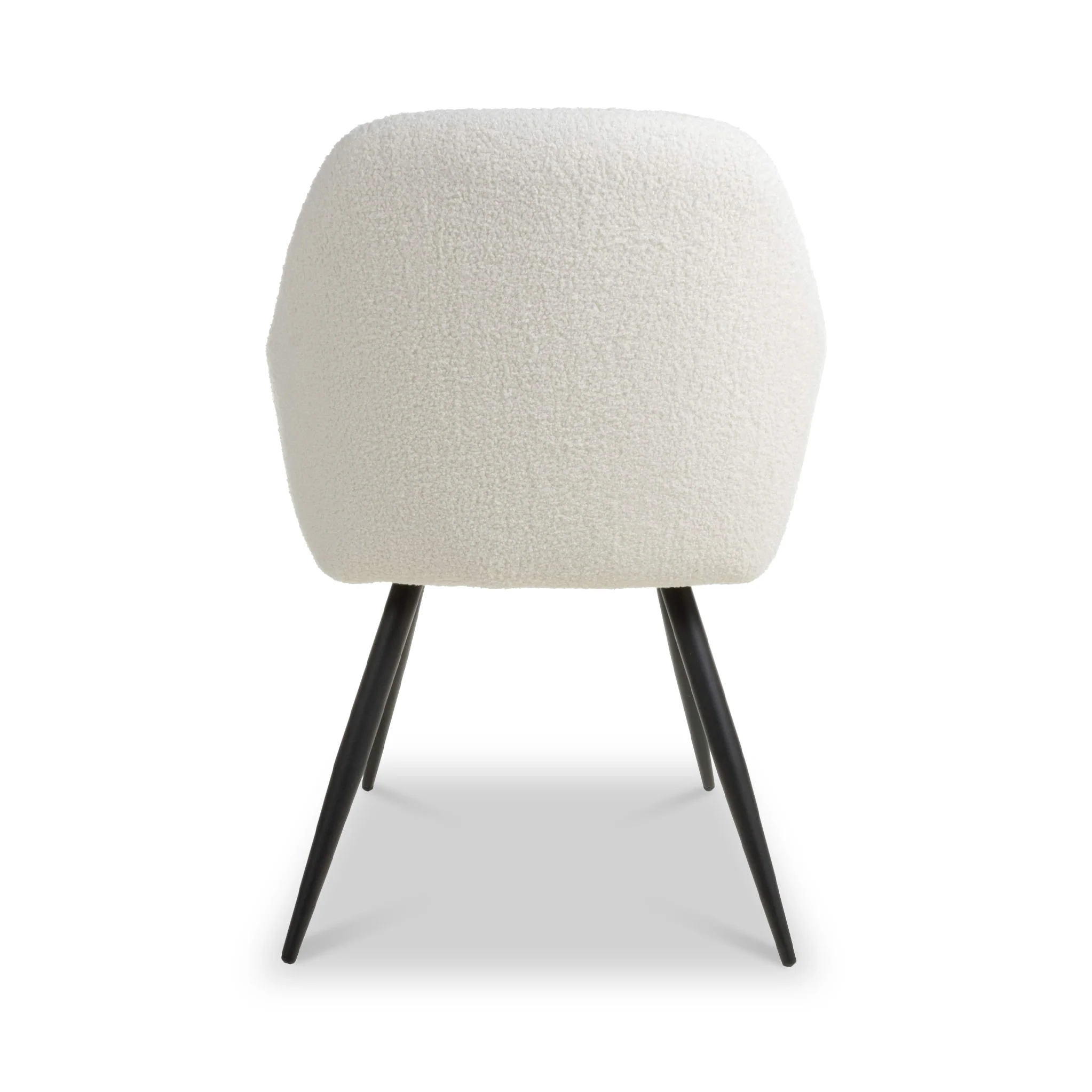 Efan White Boucle Dining Chair - Image 7