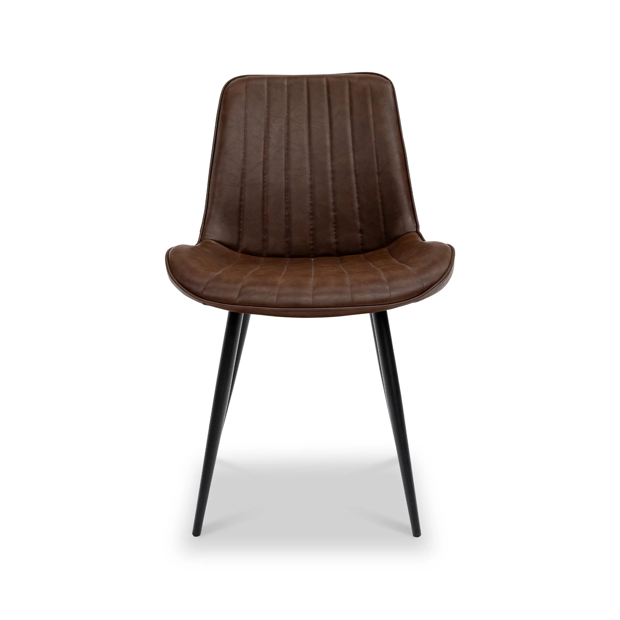 Effie Faux Leather Dining Chair - Image 3