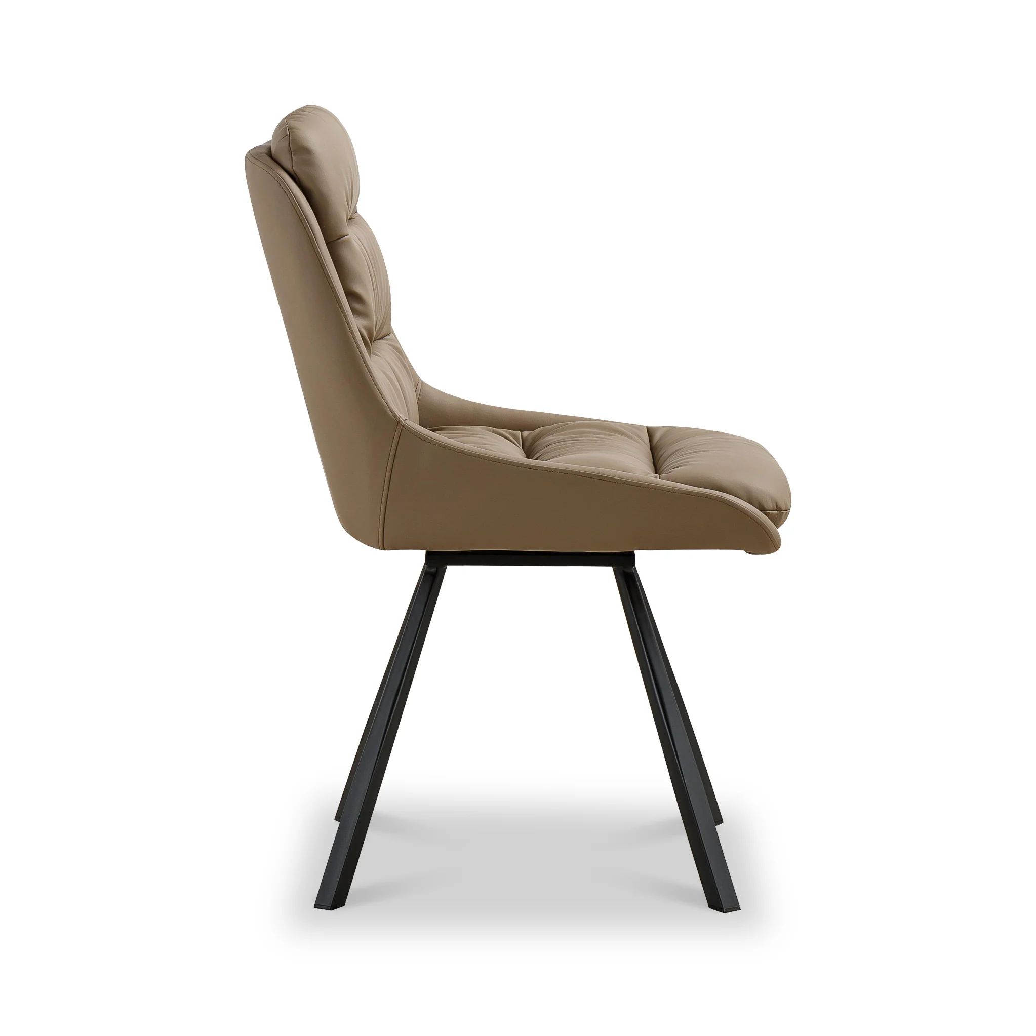 Elara Swivel Faux Leather Dining Chair - Image 10