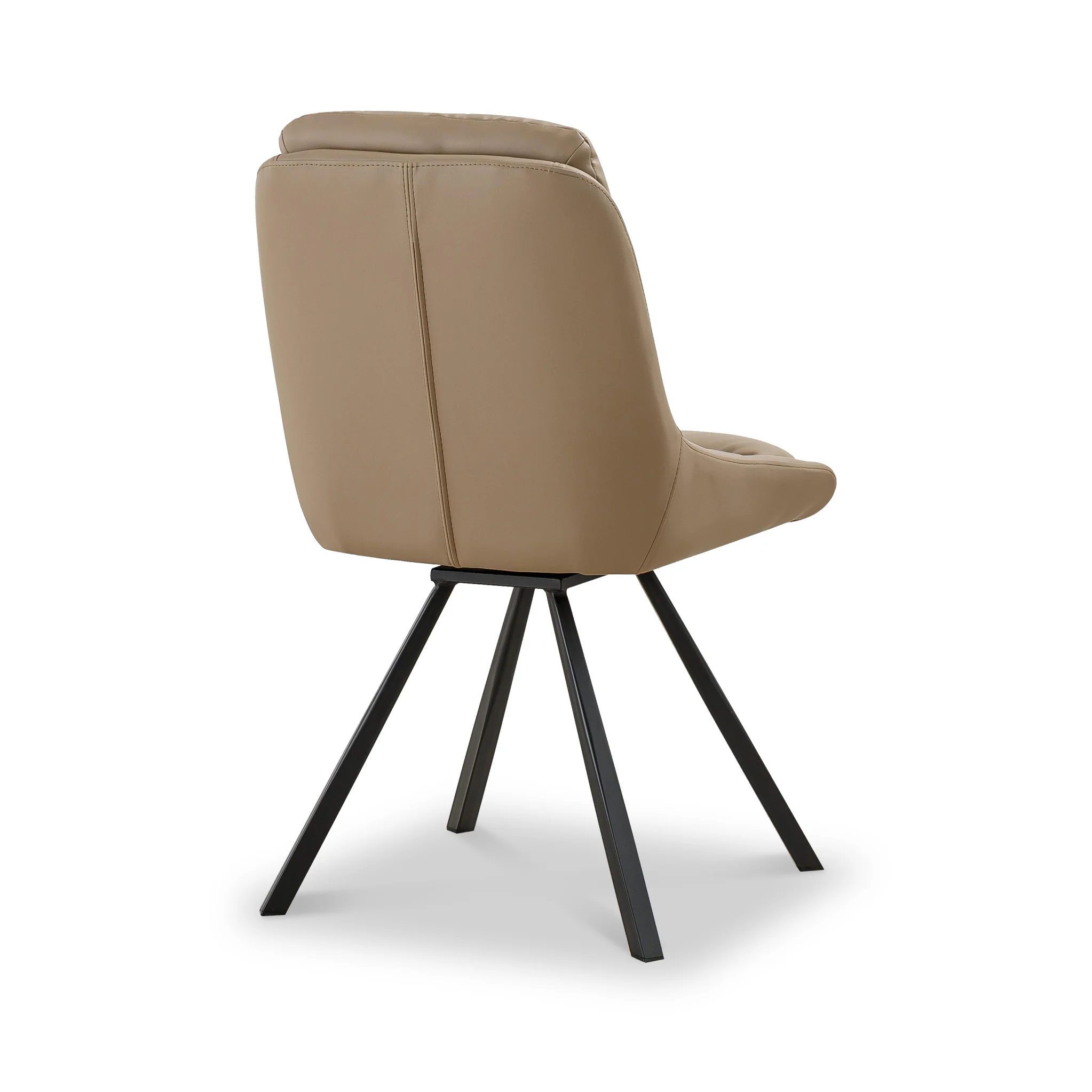 Elara Swivel Faux Leather Dining Chair - Image 11