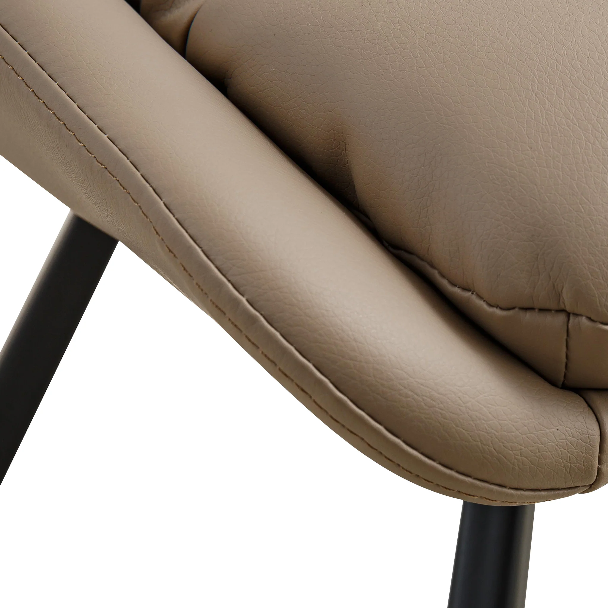Elara Swivel Faux Leather Dining Chair - Image 12