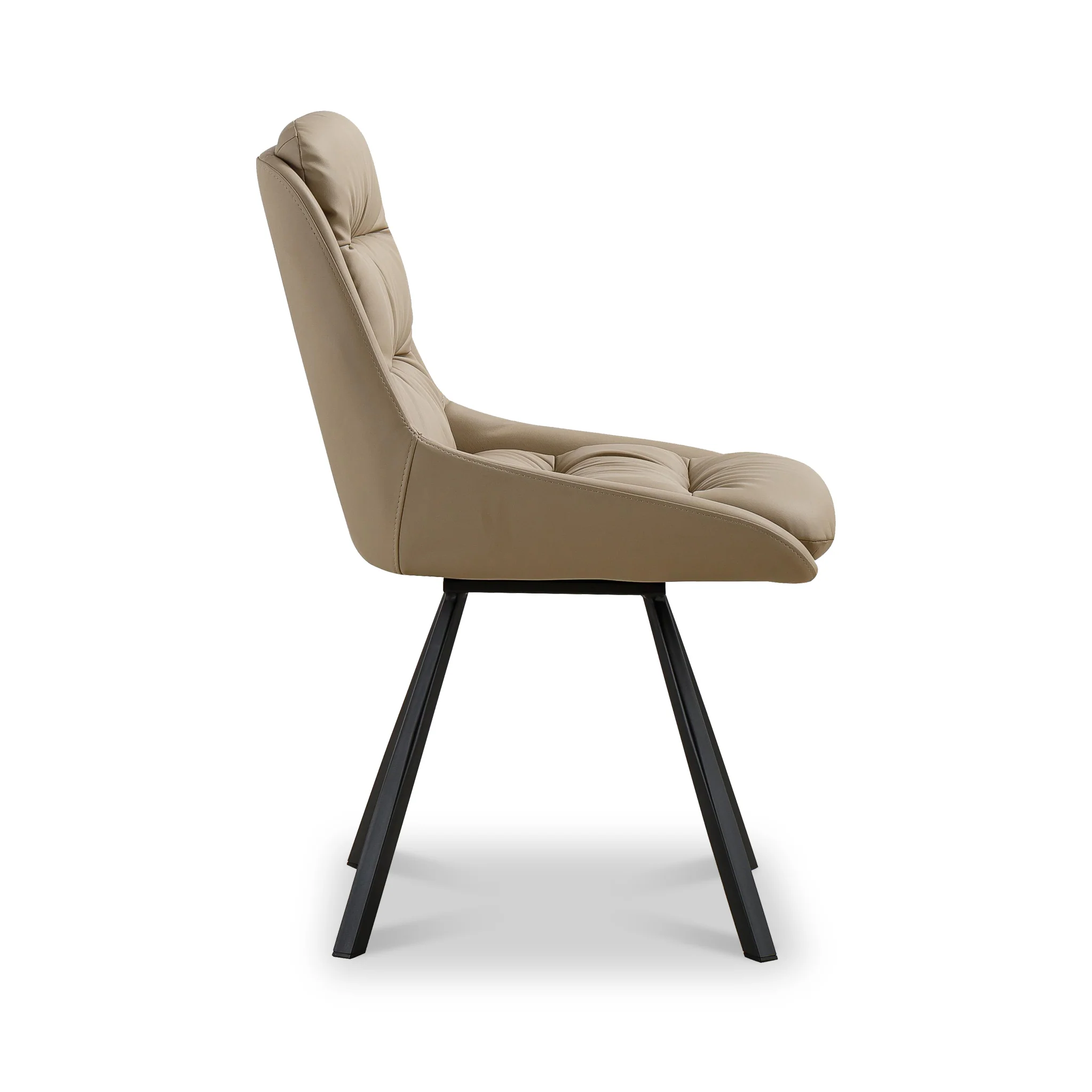 Elara Swivel Faux Leather Dining Chair - Image 16
