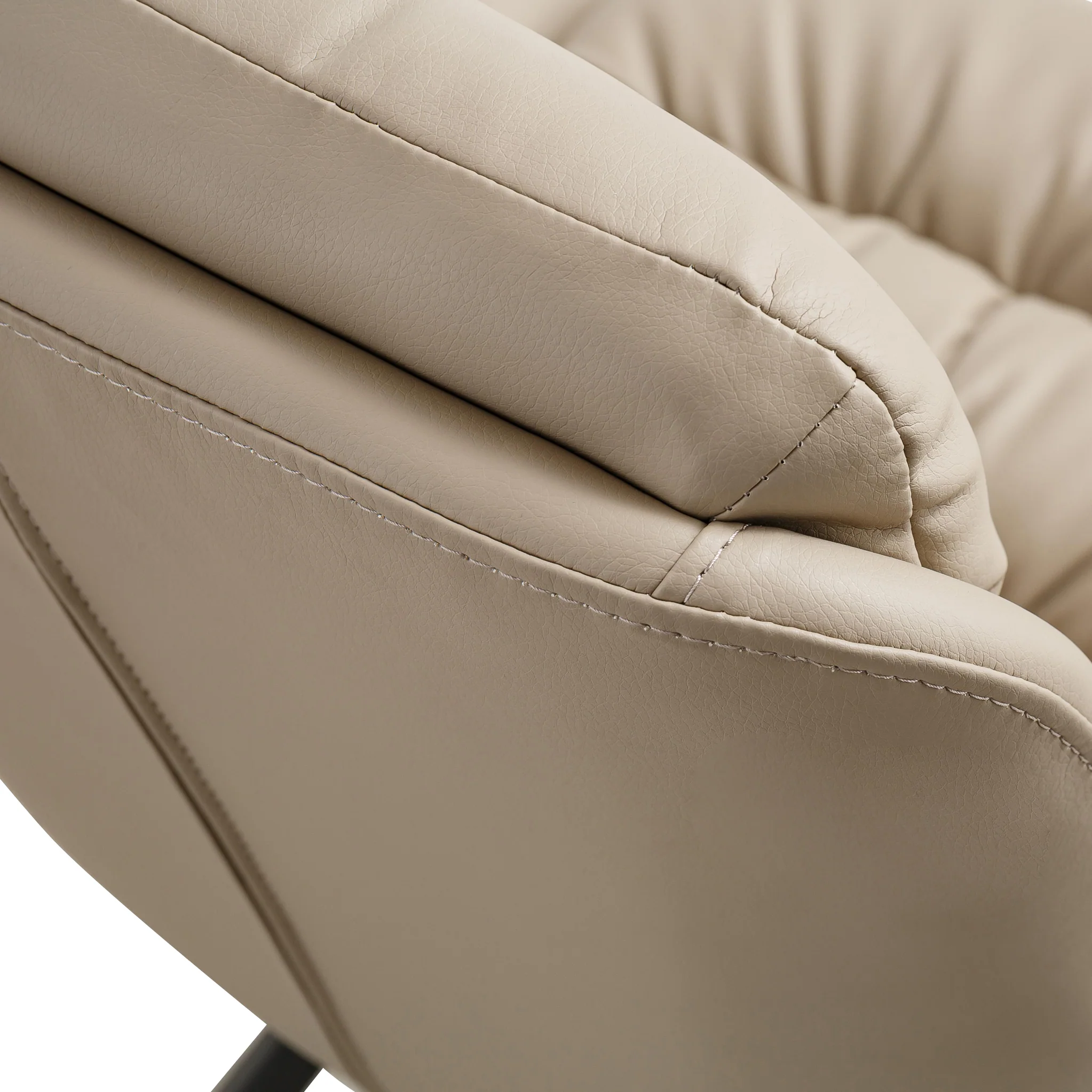 Elara Swivel Faux Leather Dining Chair - Image 19