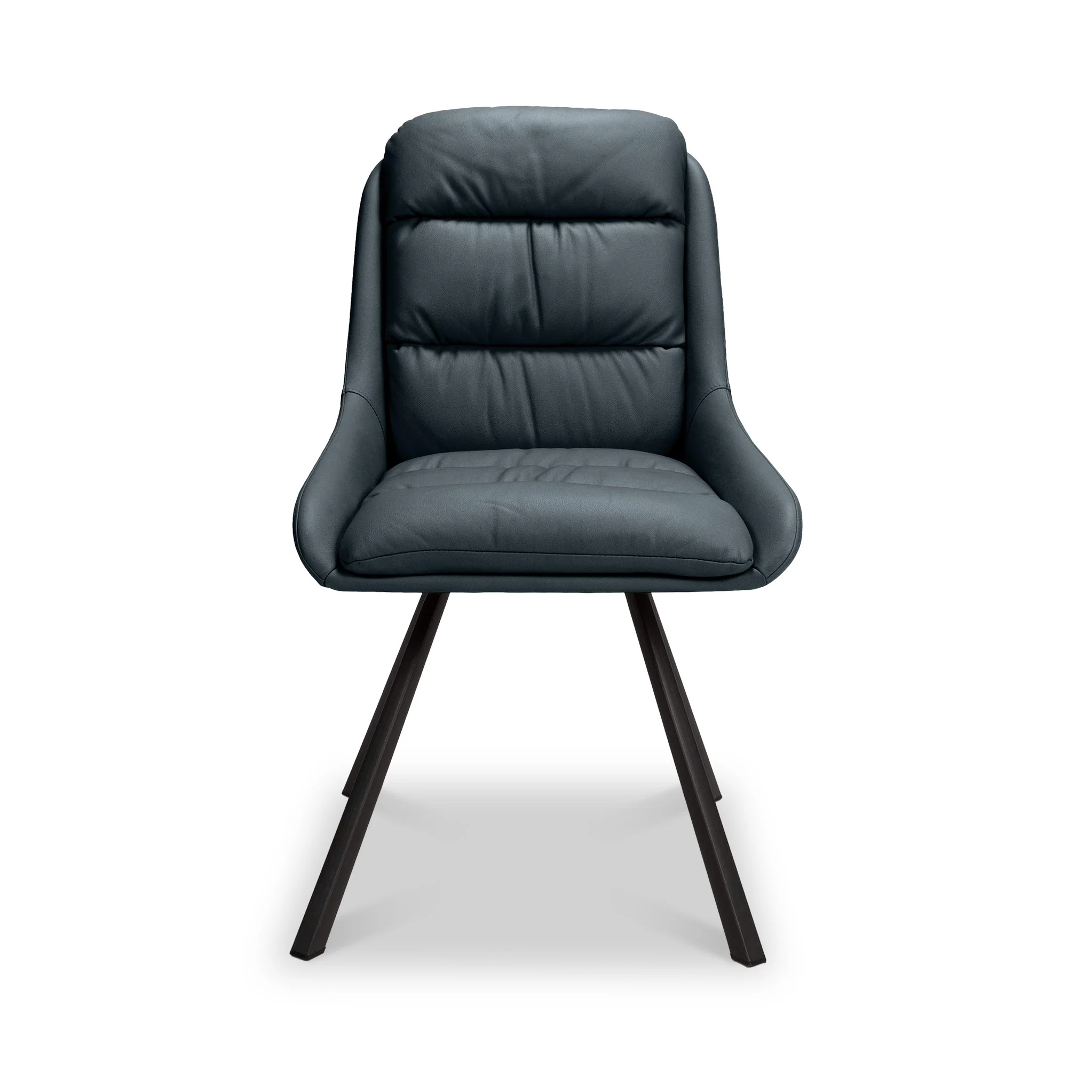 Elara Swivel Faux Leather Dining Chair - Image 3