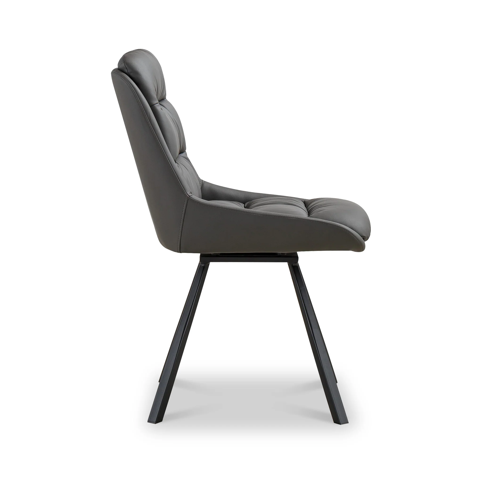 Elara Swivel Faux Leather Dining Chair - Image 35