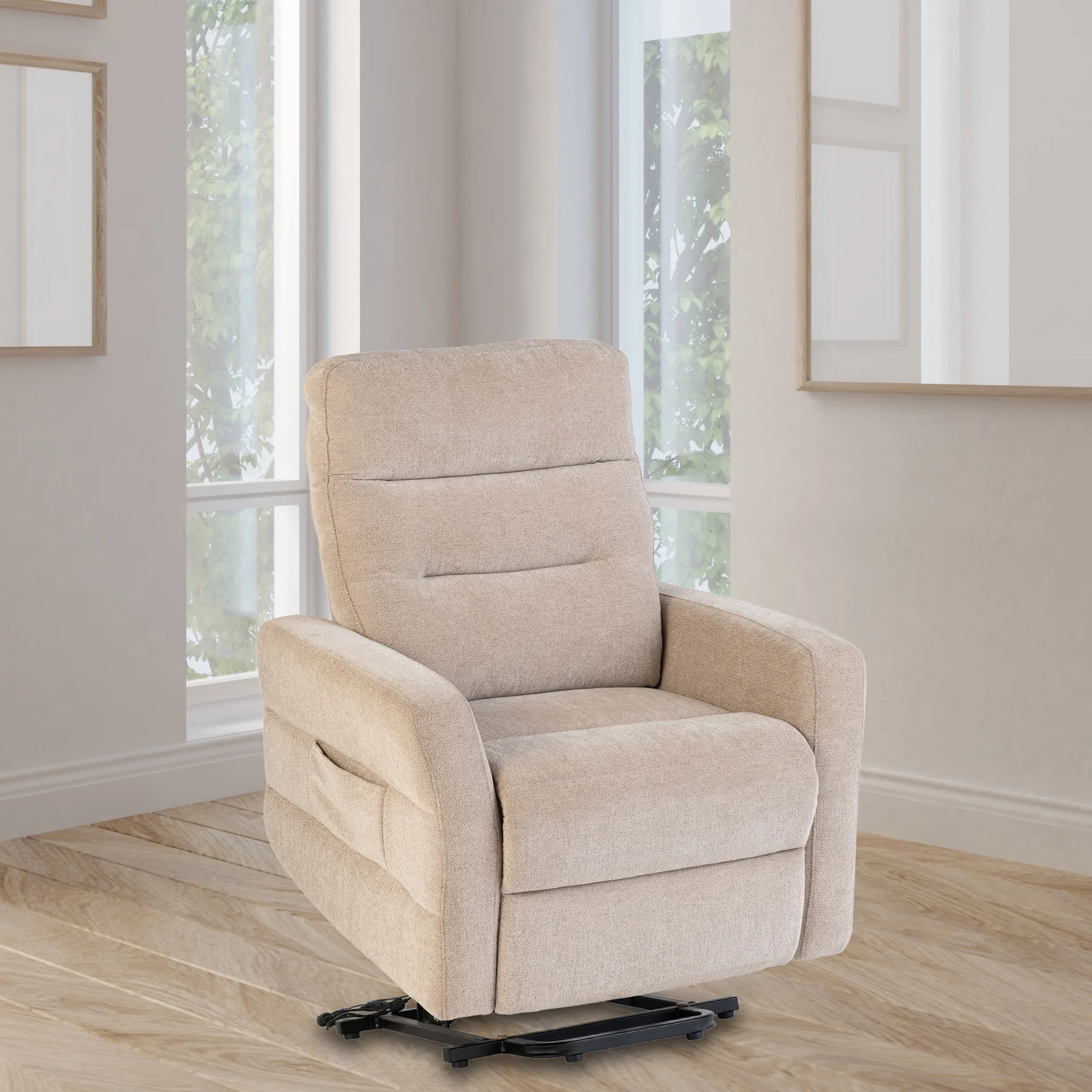 Eldar Fabric Electric Tilt & Rise Armchair - Image 13