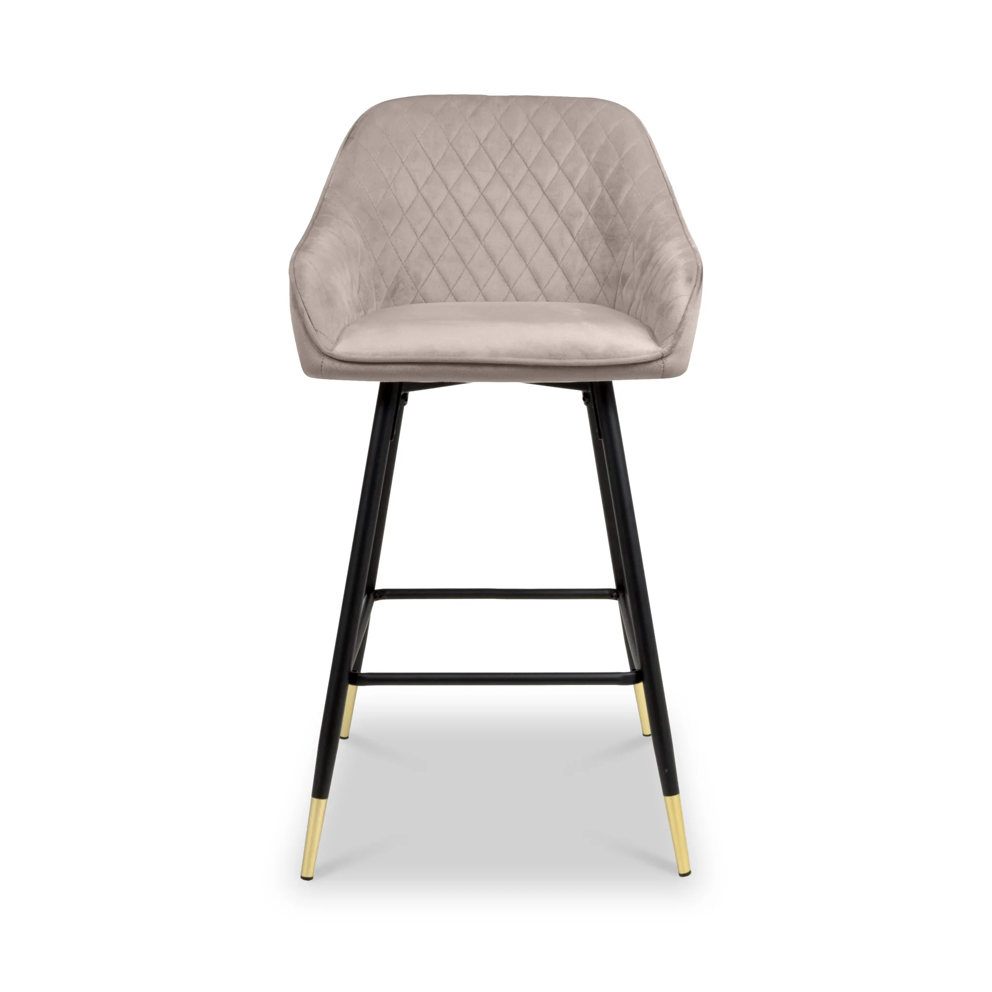 Elen Brushed Velvet Bar Stool - Image 12