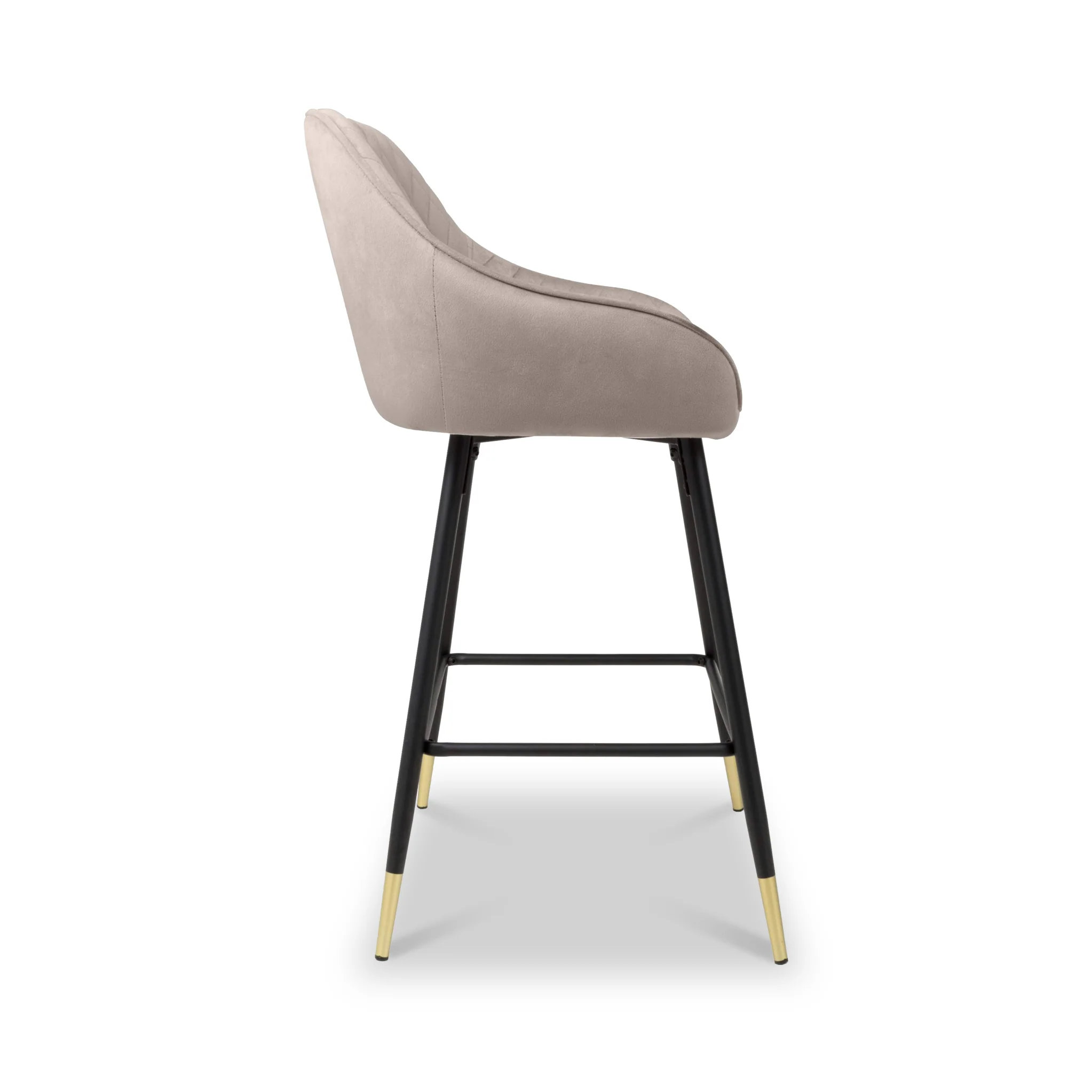 Elen Brushed Velvet Bar Stool - Image 15