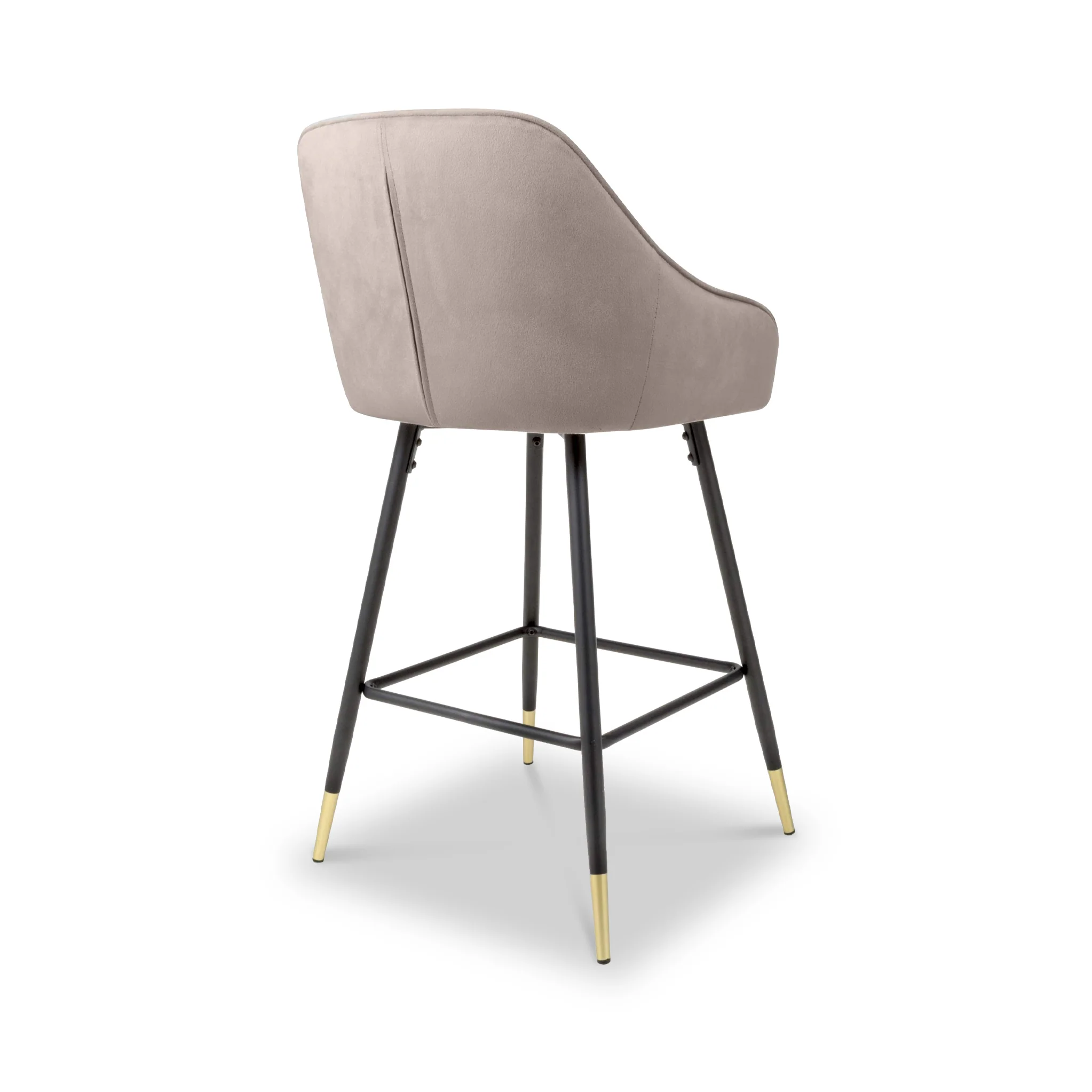 Elen Brushed Velvet Bar Stool - Image 16