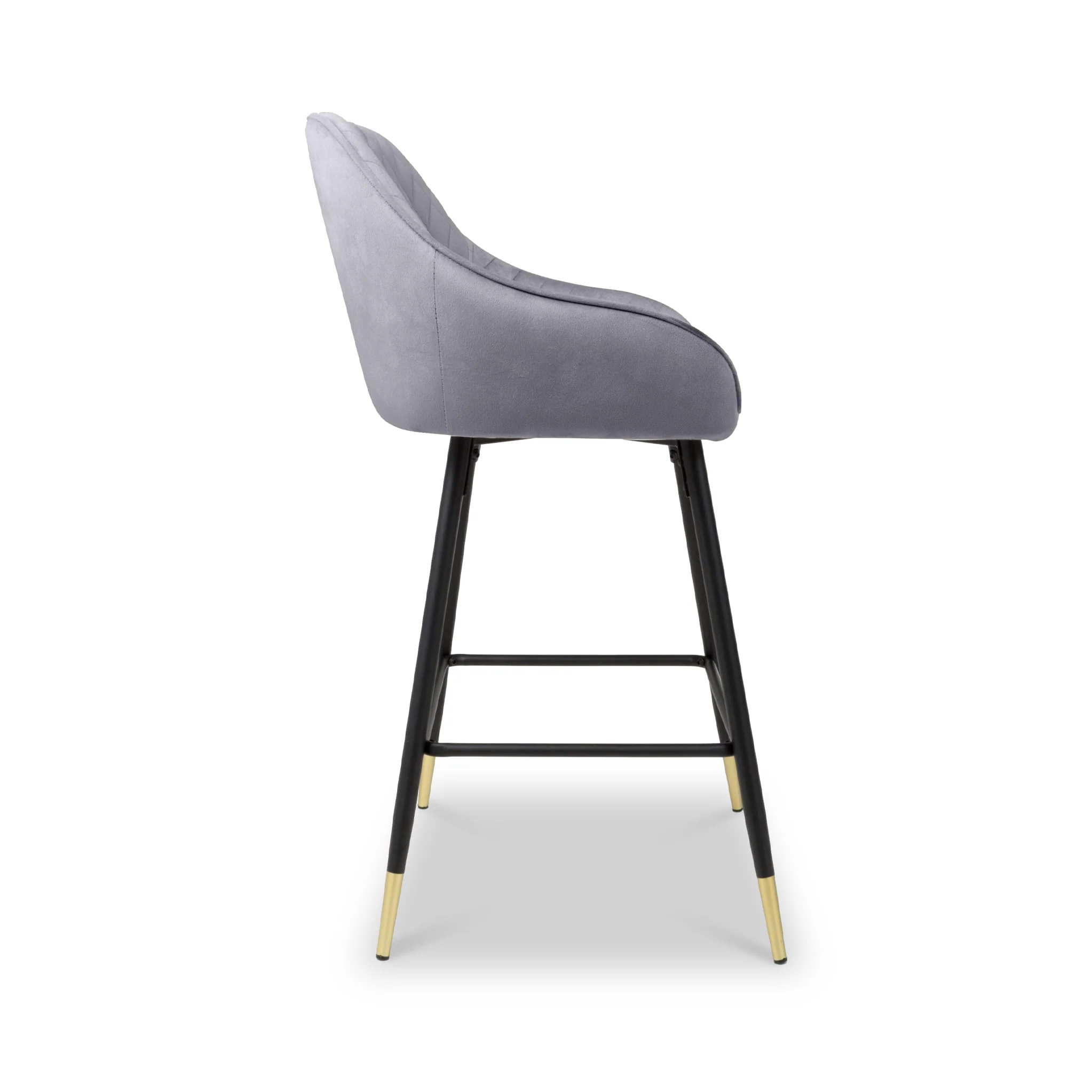 Elen Brushed Velvet Bar Stool - Image 21