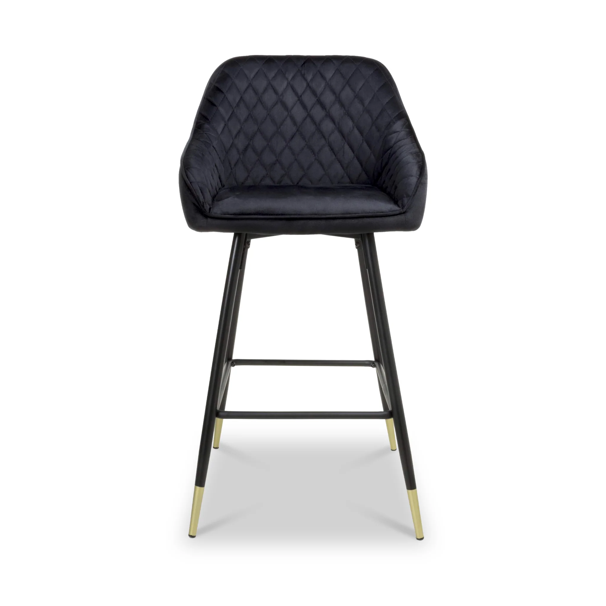 Elen Brushed Velvet Bar Stool - Image 3