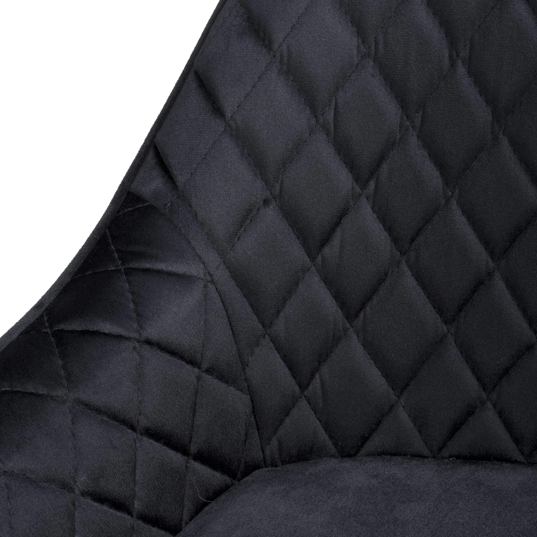 Elen Brushed Velvet Bar Stool - Image 4