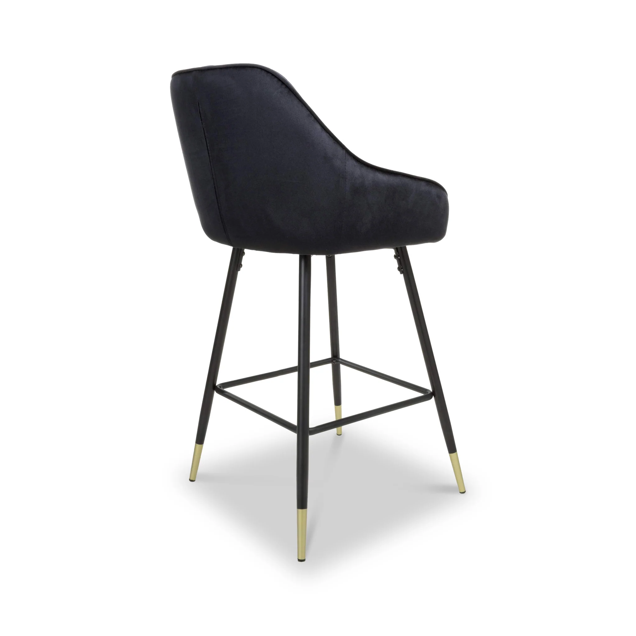 Elen Brushed Velvet Bar Stool - Image 7