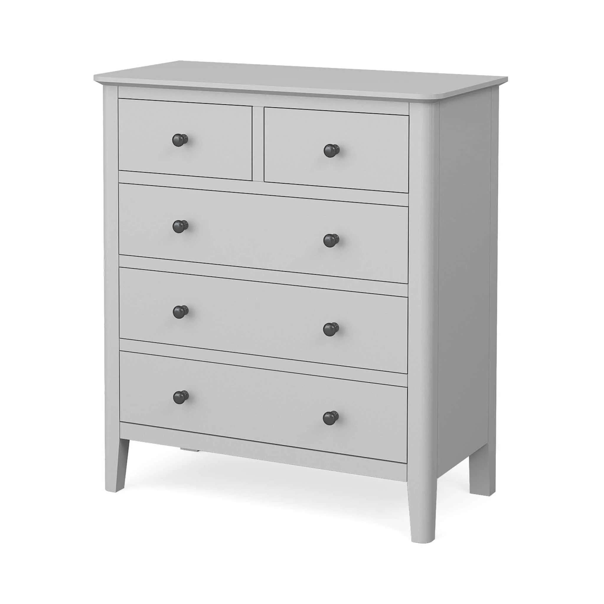 Elgin Grey 2 Over 3 Chest of Drawers - Image 2