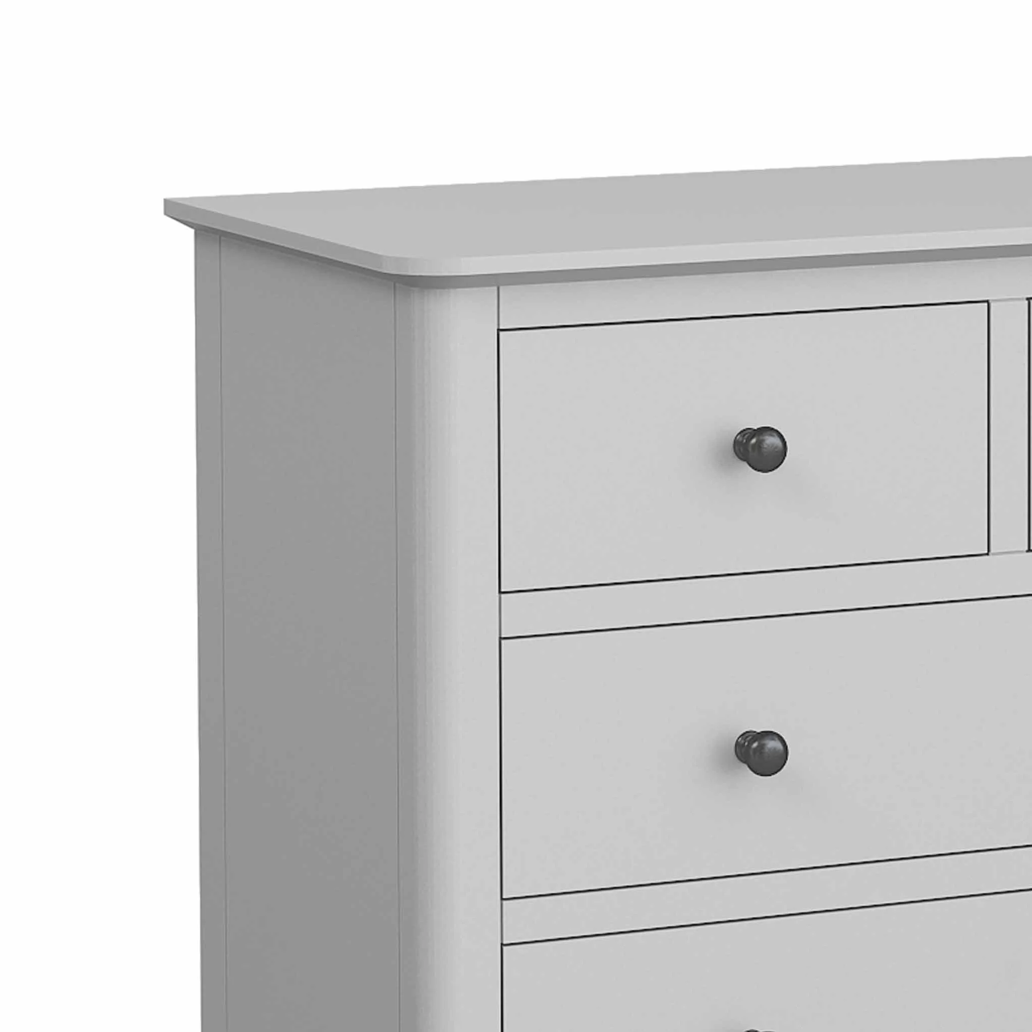 Elgin Grey 2 Over 3 Chest of Drawers - Image 3