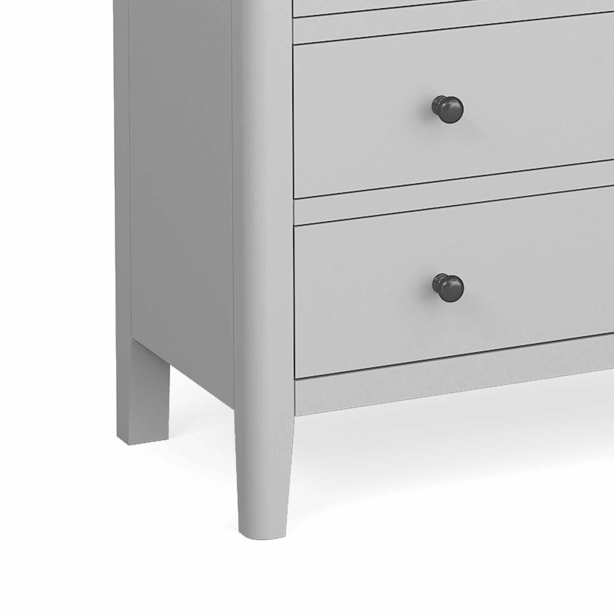 Elgin Grey 2 Over 3 Chest of Drawers - Image 5
