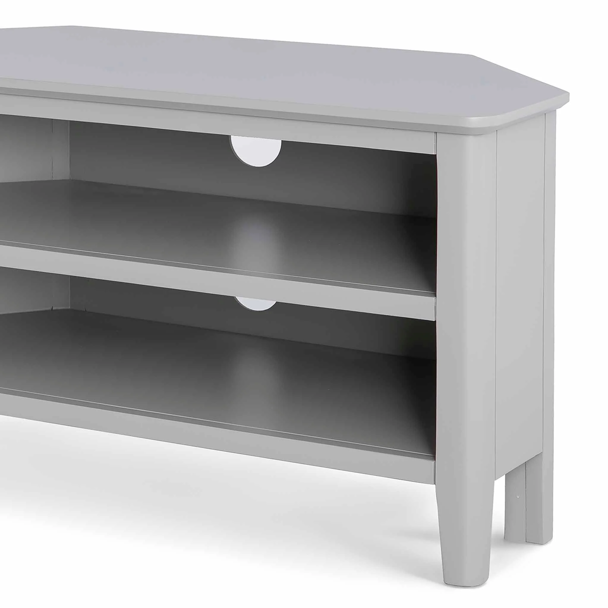 Elgin Grey Corner TV Stand - Image 9