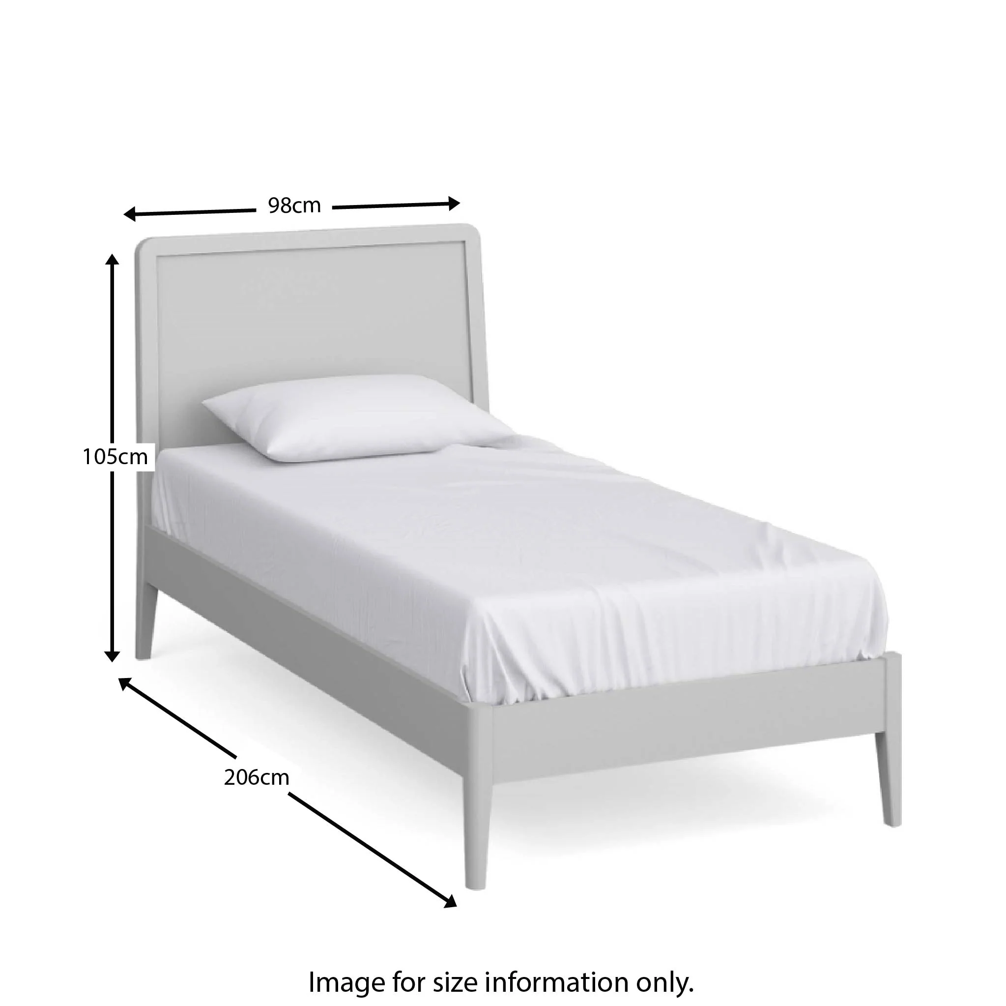 Elgin Grey Bed Frame - Image 5
